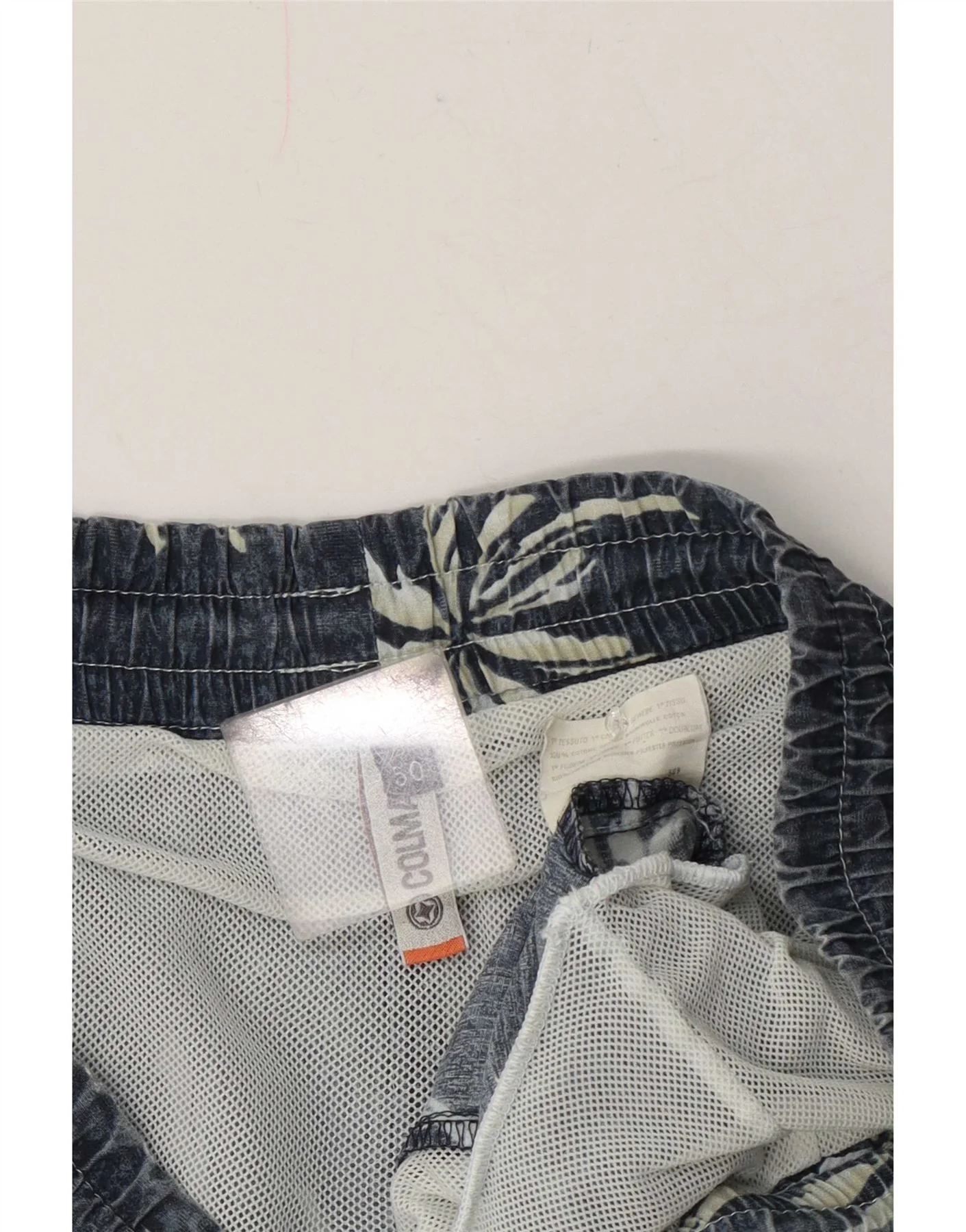 Colmar Mens Graphic Swimming Shorts EU 50 Medium Navy Blue Floral Cotton - Image 4