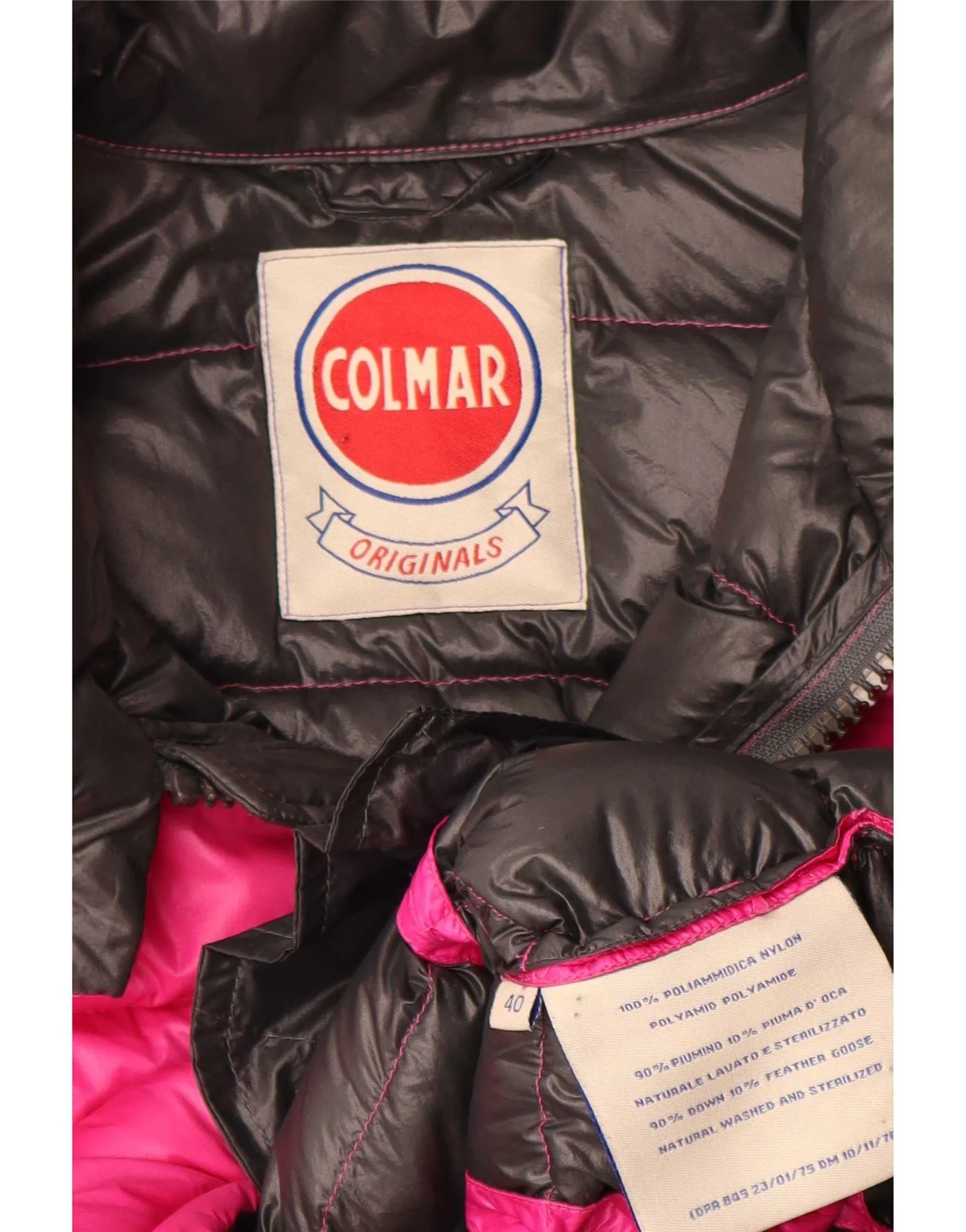 Colmar Womens Oversized Padded Jacket IT 40 XS Pink Polyamide - Image 3