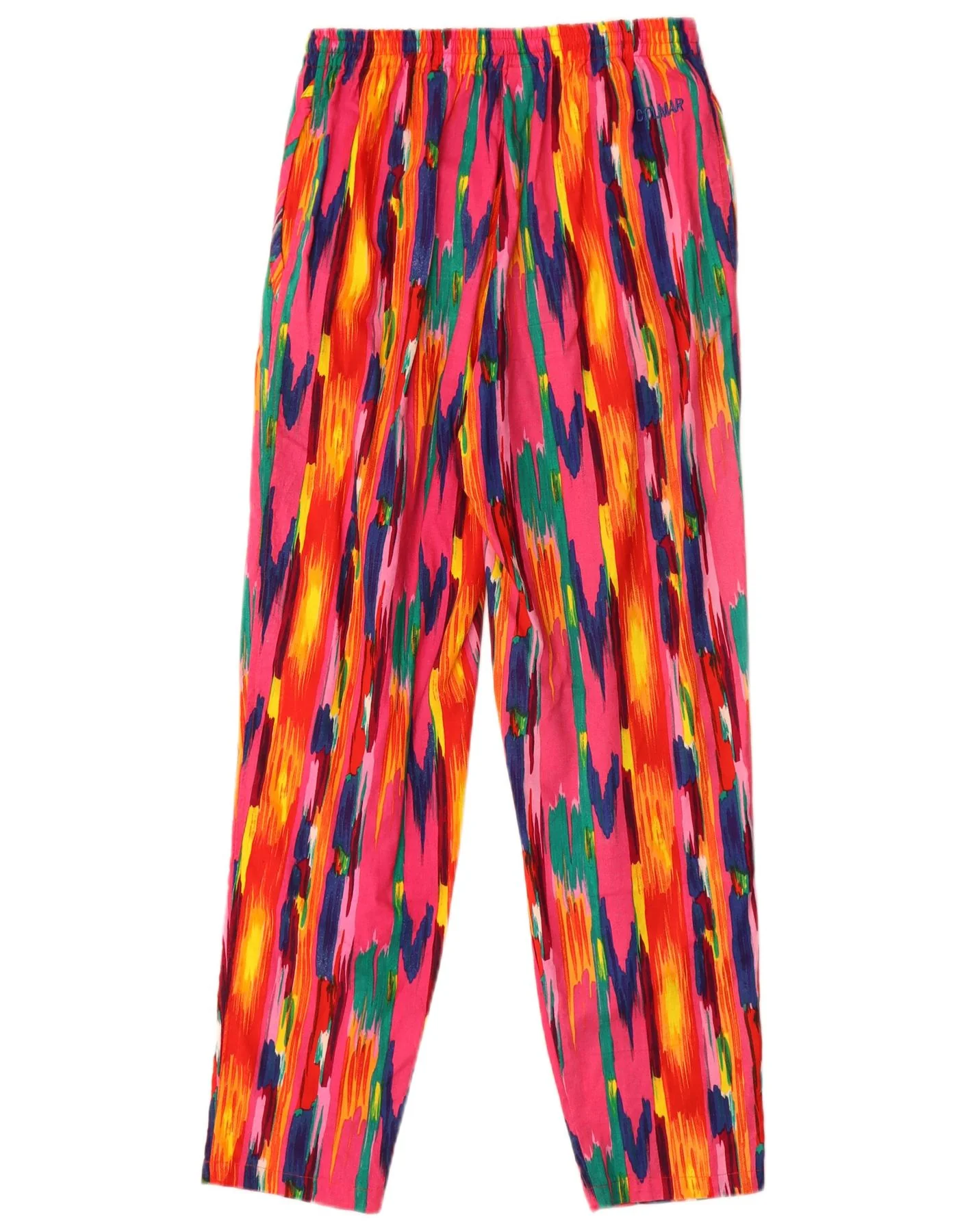 Colmar Womens Tapered Trousers Medium W30 L29 Multicoloured Ikat Cotton - Image 2
