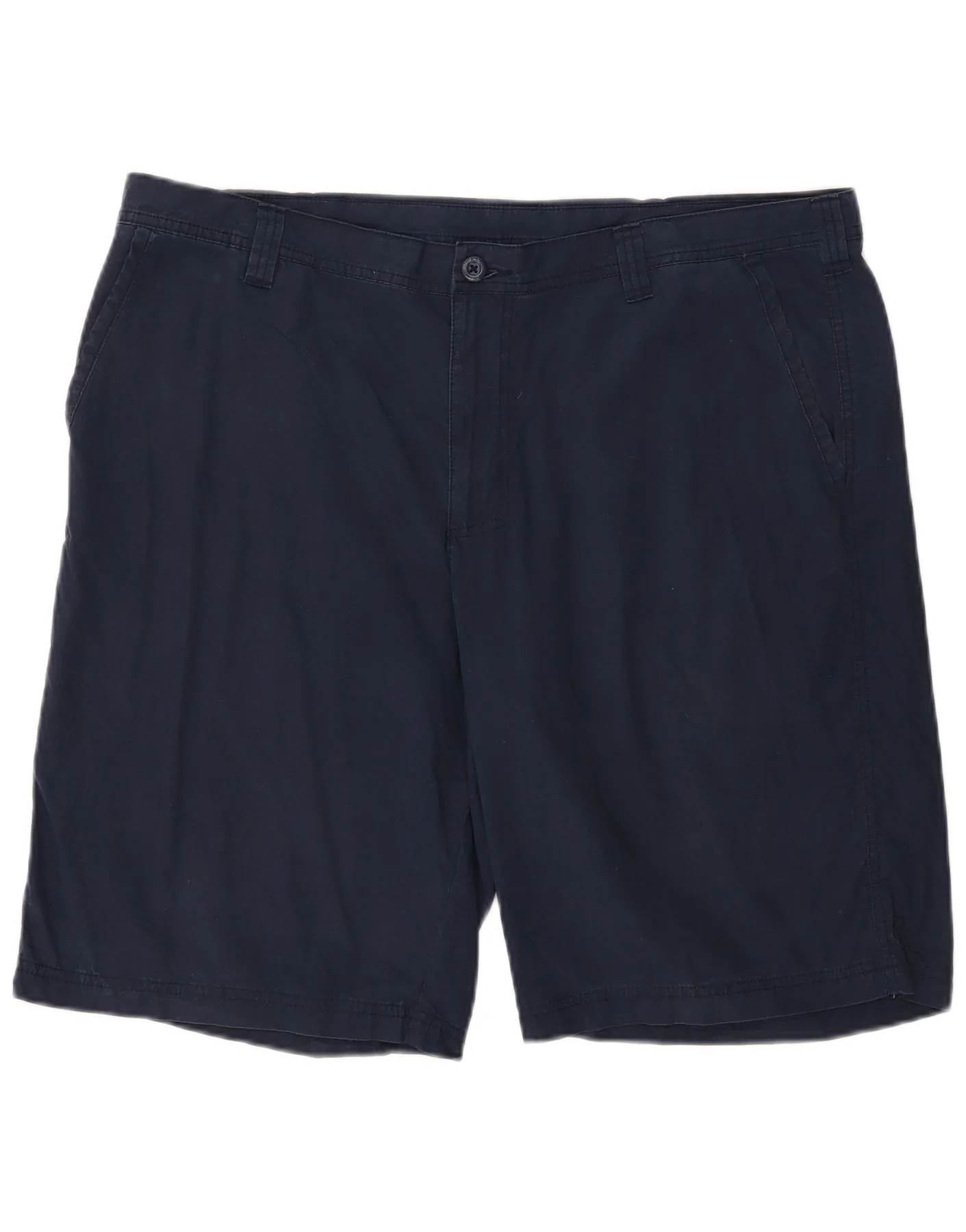 Columbia Mens Chino Shorts W40 XL Navy Blue Cotton