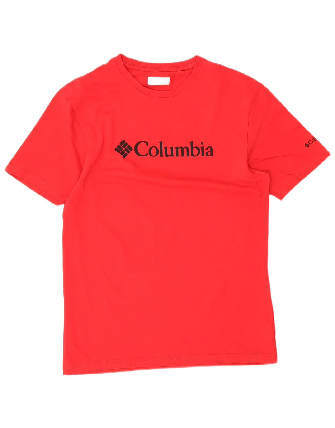 Columbia Mens Graphic T-Shirt Top Small Red Cotton