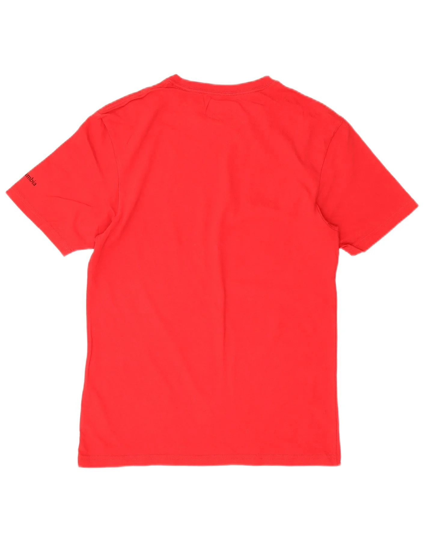 Columbia Mens Graphic T-Shirt Top Small Red Cotton - Image 2