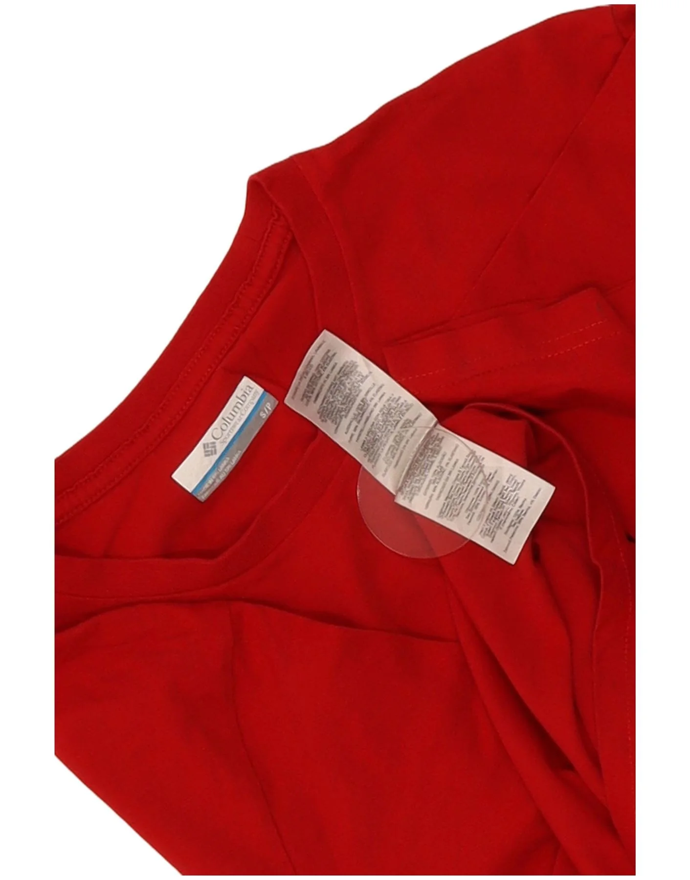 Columbia Mens Graphic T-Shirt Top Small Red Cotton - Image 3