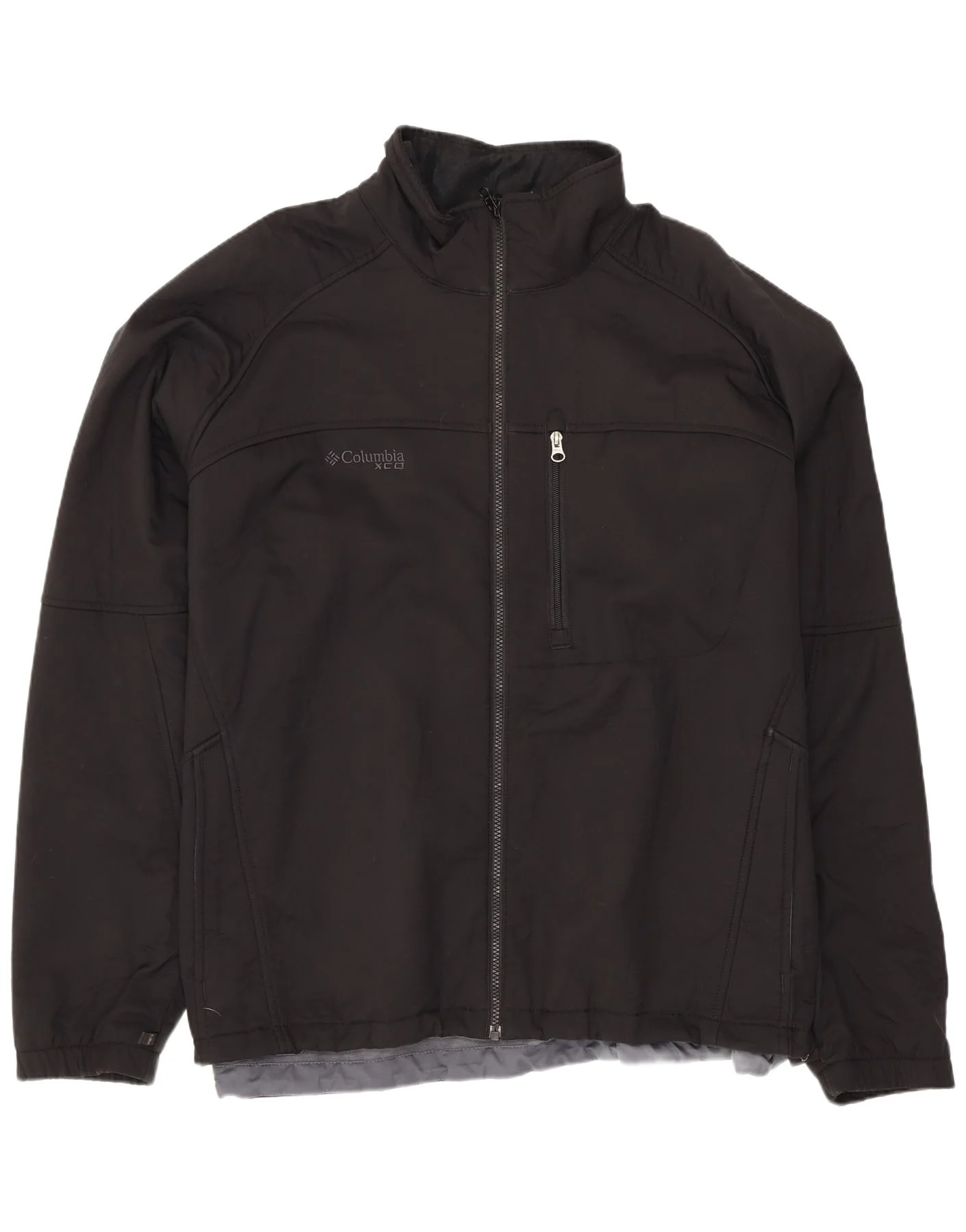 Columbia Mens Interchange Liner Windbreaker Jacket UK 44 2XL Black Sports