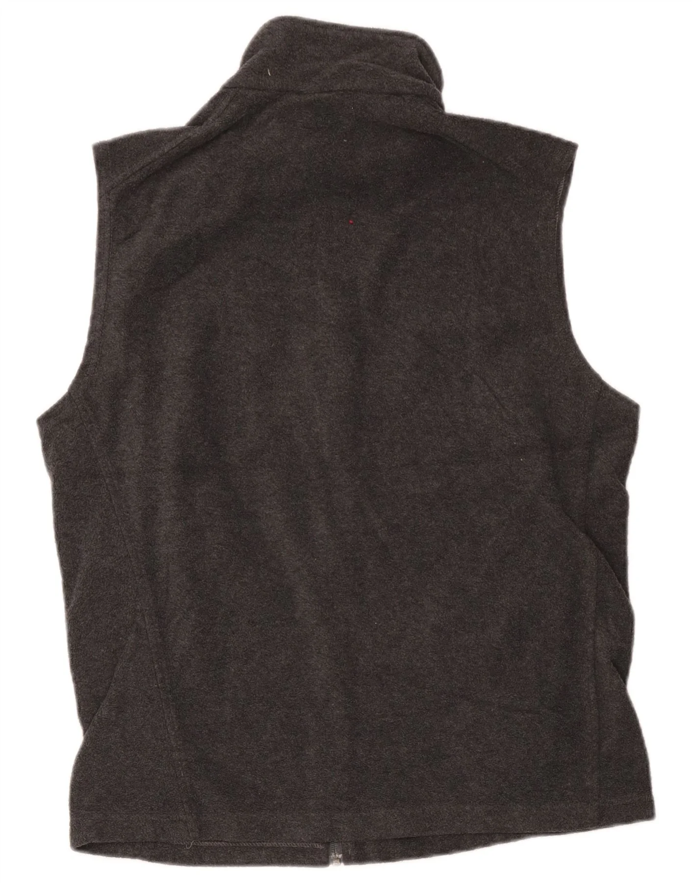 Columbia Womens Fleece Gilet UK 14 Medium Grey Polyester - Image 2