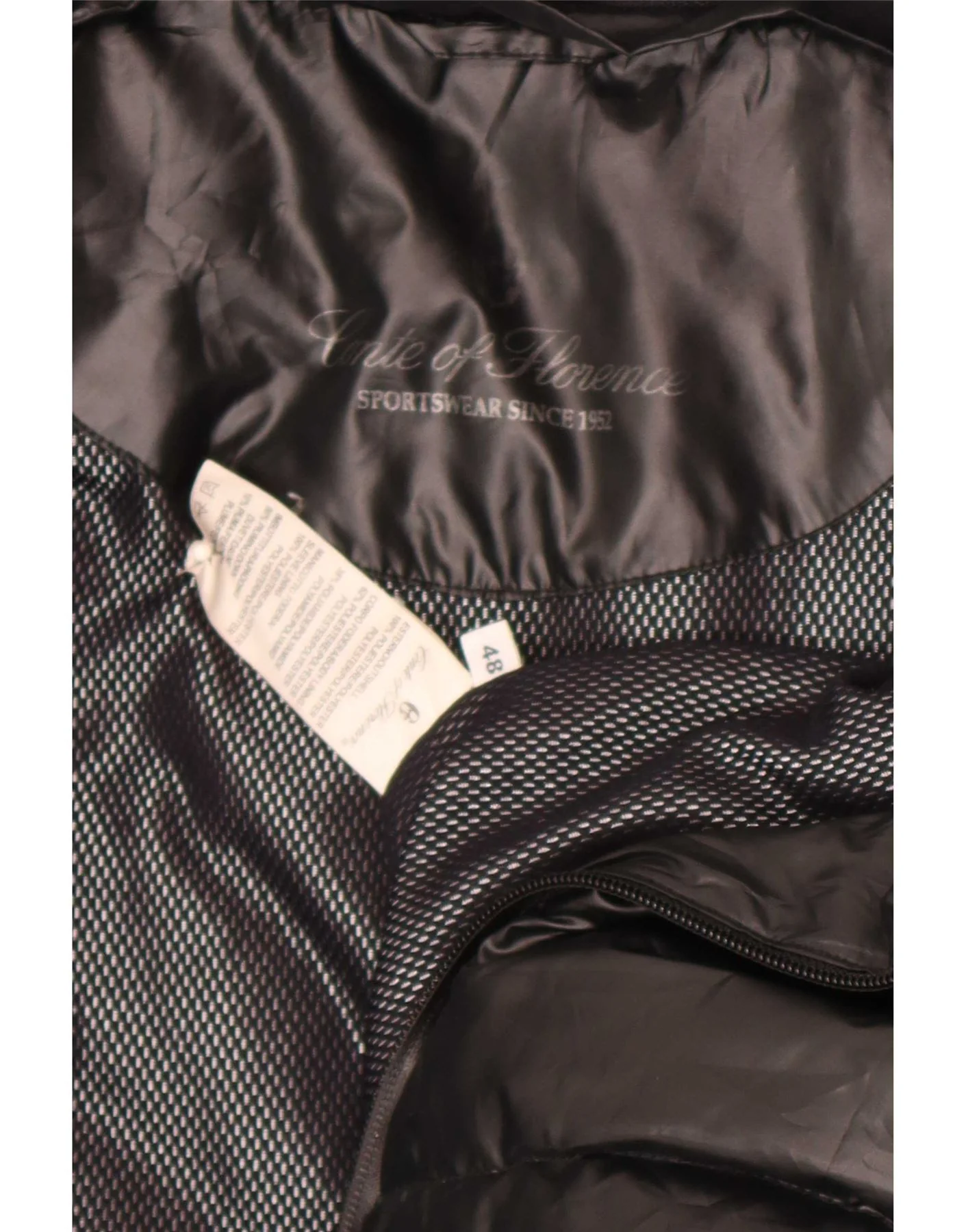 Conte of Florence Womens Padded Jacket IT 48 XL Black Polyester - Image 4