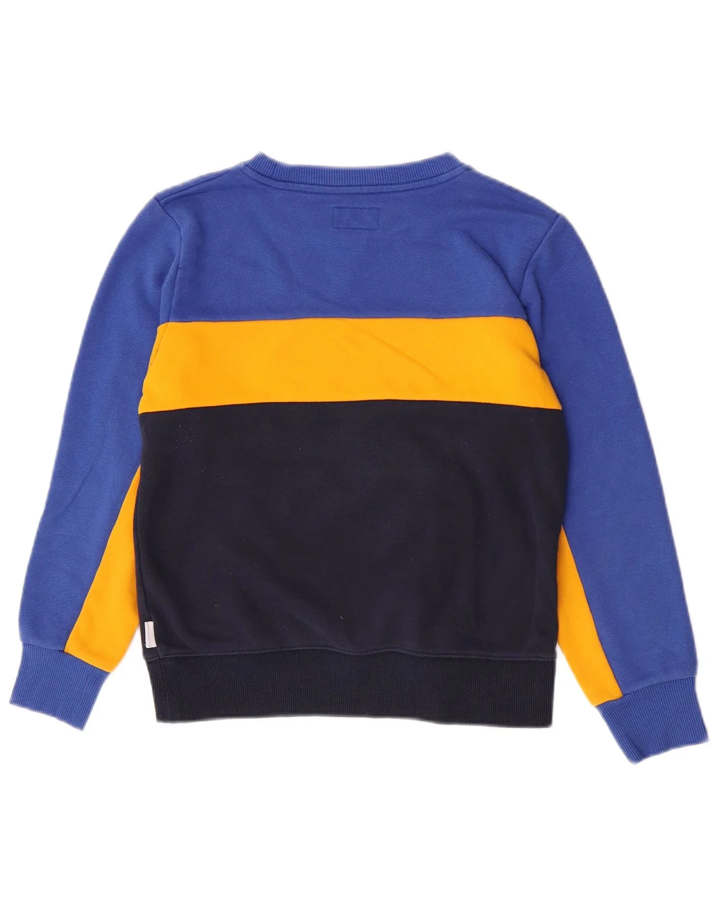 Converse Boys Graphic Sweatshirt Jumper 10-11 Years Medium Blue Colourblock - Image 2