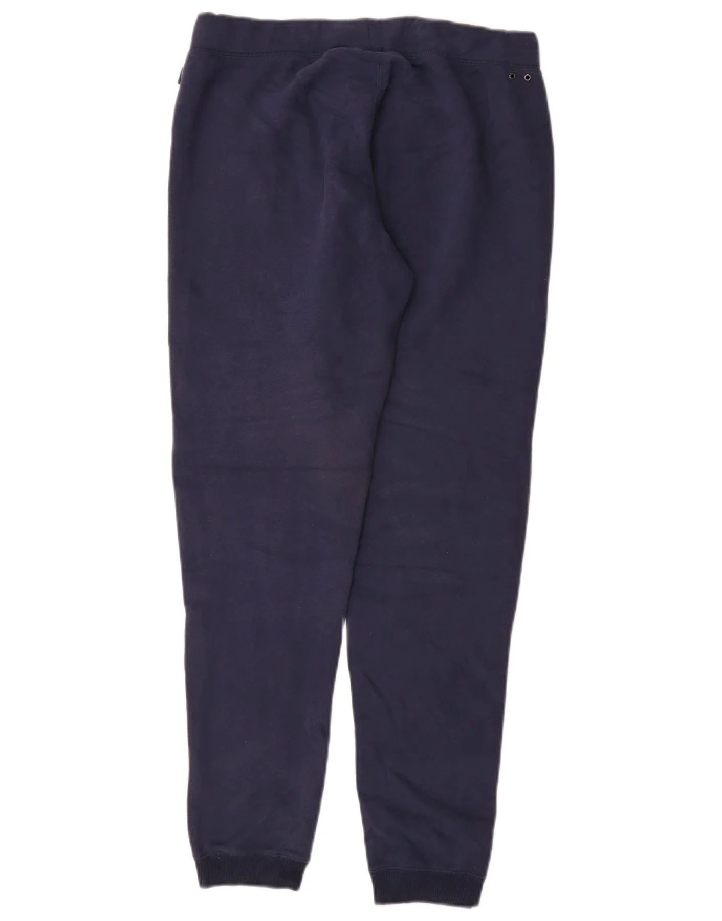Converse Womens Tracksuit Trousers Joggers UK 14 Medium Navy Blue Cotton - Image 2