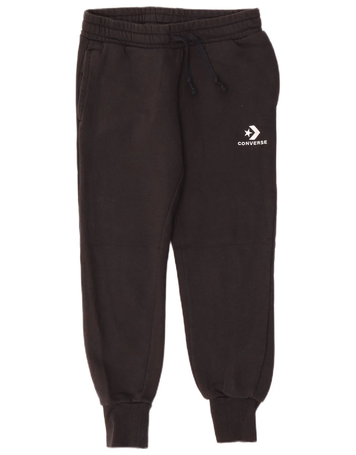 Converse Womens Tracksuit Trousers Joggers UK 6 XS Black Cotton