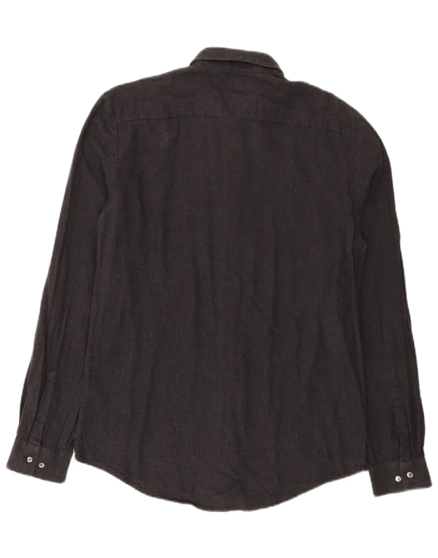 Cos Mens Shirt EU 40 Medium Grey Cotton - Image 2