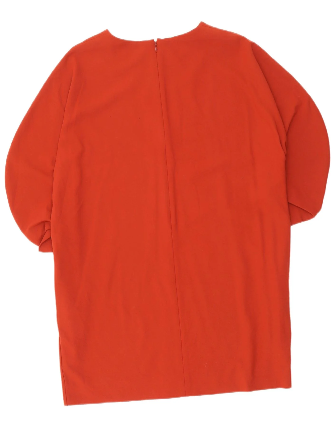 Cos Womens 3/4 Sleeve Shift Dress EU 38 Medium Red - Image 2