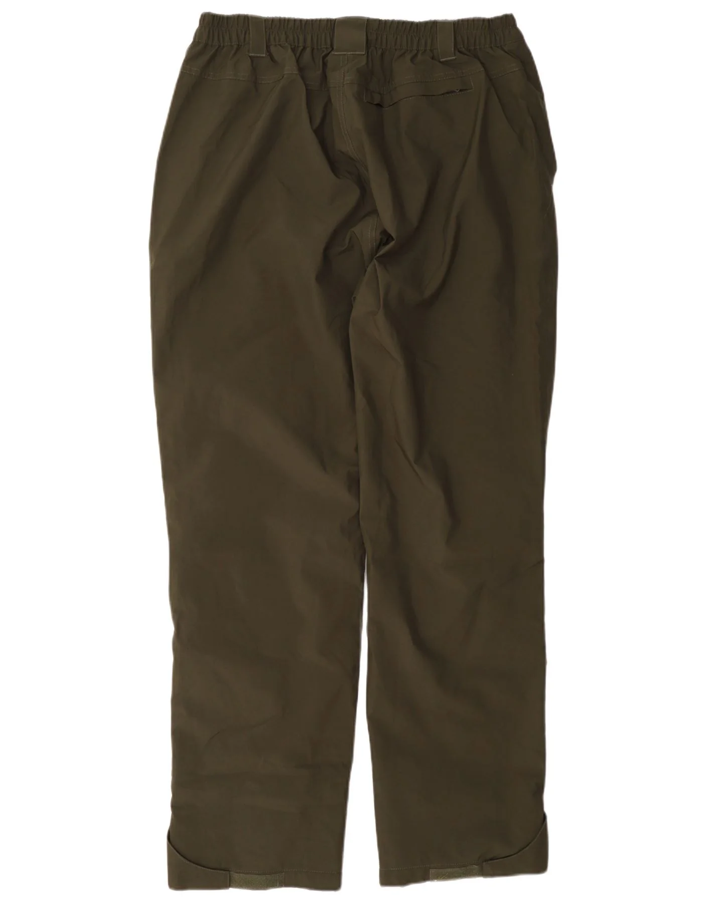 Cotton Traders Mens Straight Windbreaker Trousers Large W36 L33 Khaki - Image 2