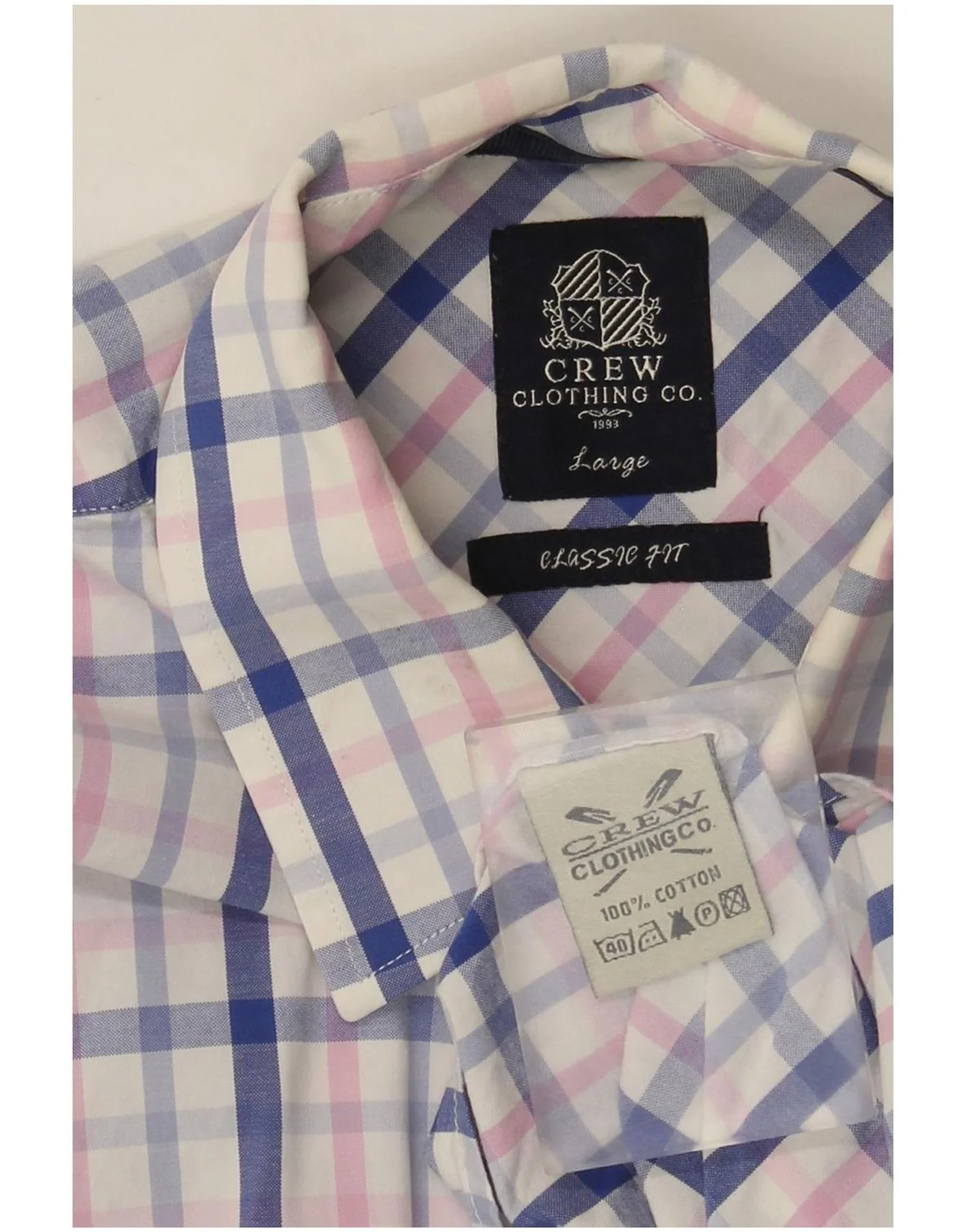 Crew Clothing Mens Classic Fit Shirt Large Multicoloured Check Cotton - Image 4