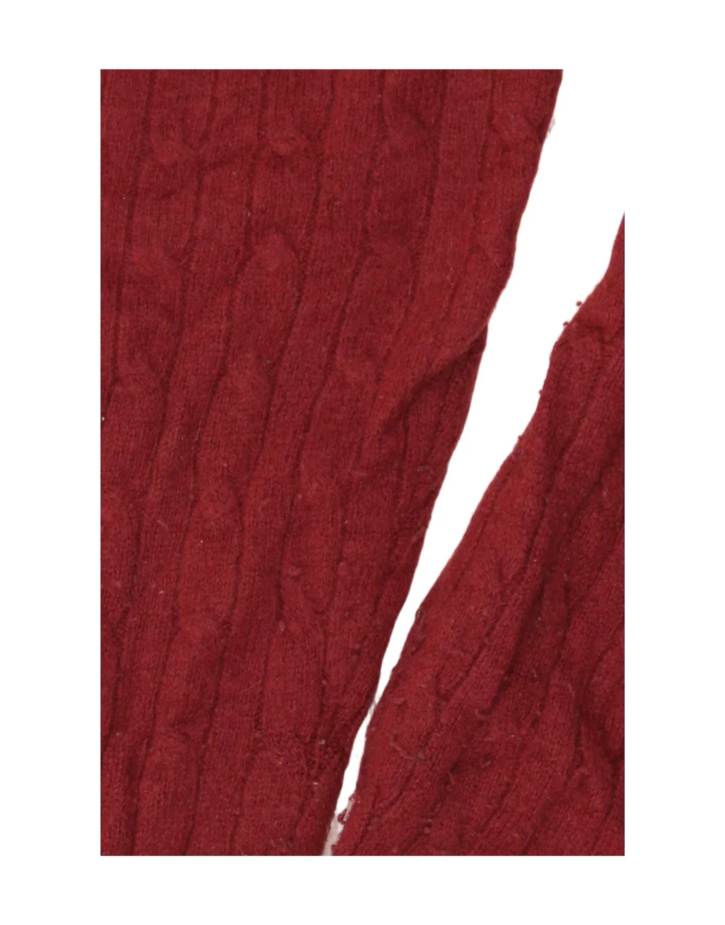 Crew Clothing Mens Neck Jumper Sweater Large Burgundy Lambswool - Image 3