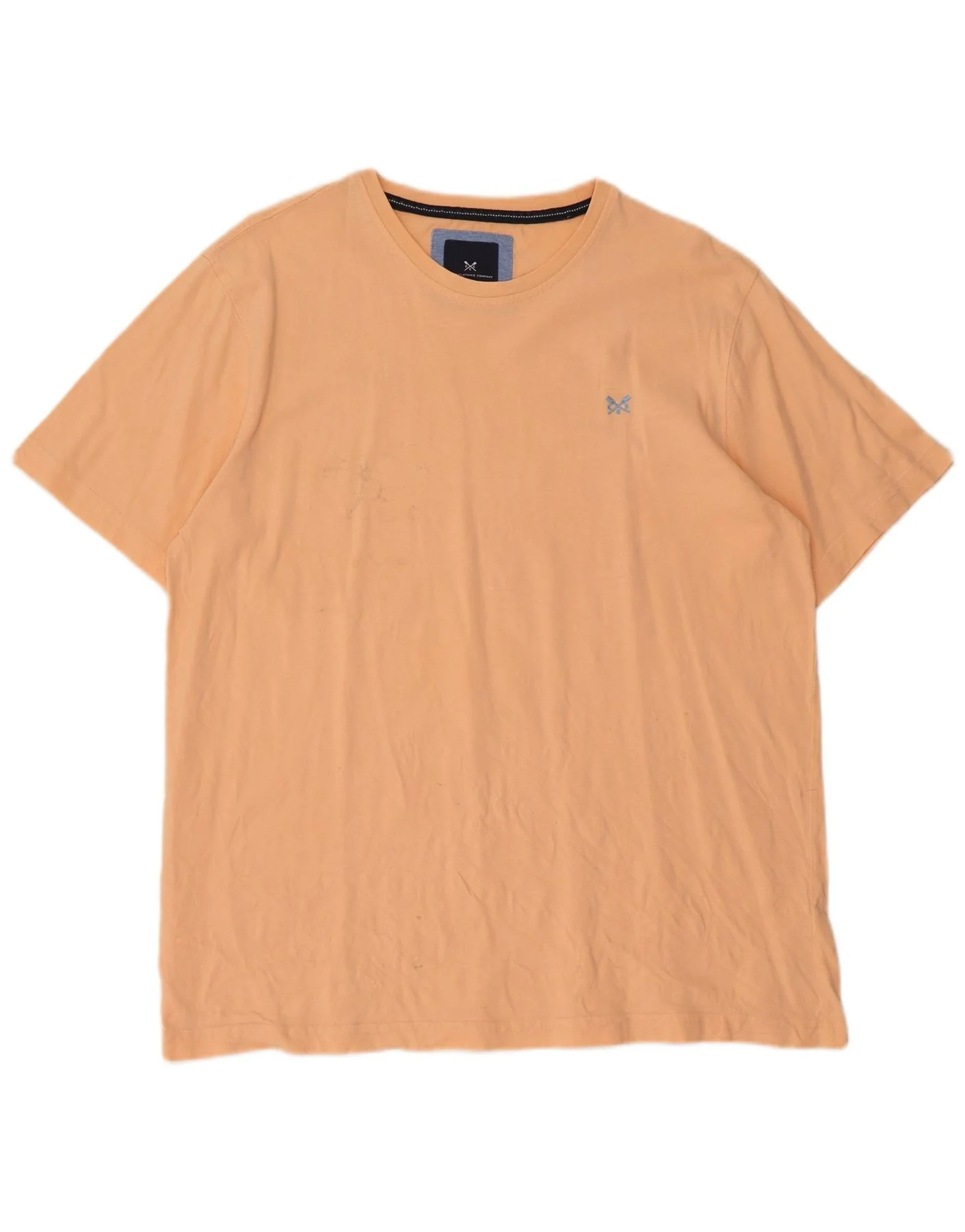 Crew Clothing Mens T-Shirt Top XL Pink Cotton