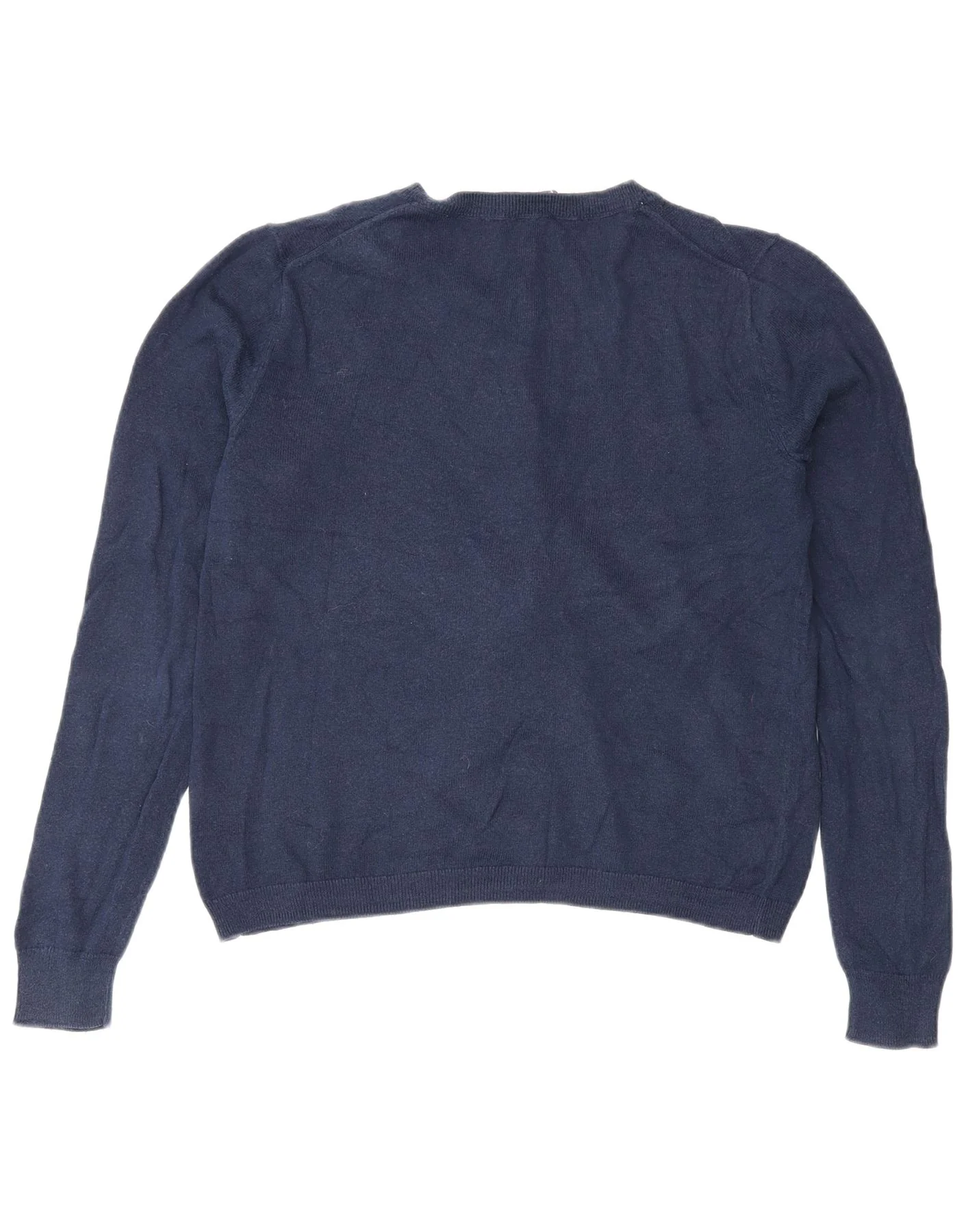 Crew Clothing Womens Cardigan Sweater UK 10 Small Navy Blue Cotton - Image 2