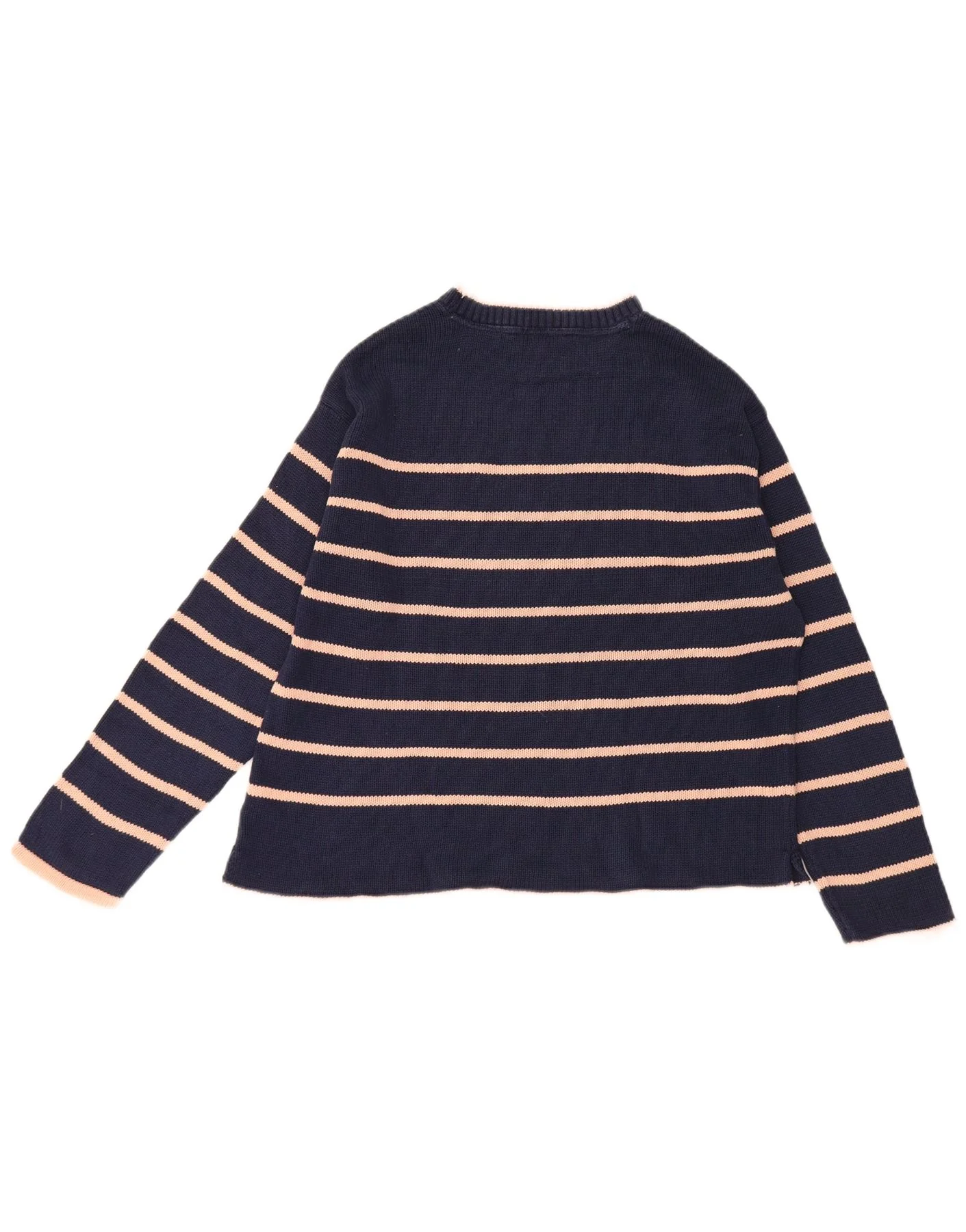 Crew Clothing Womens Turtle Neck Jumper Sweater UK 14 Large Navy Blue - Image 2
