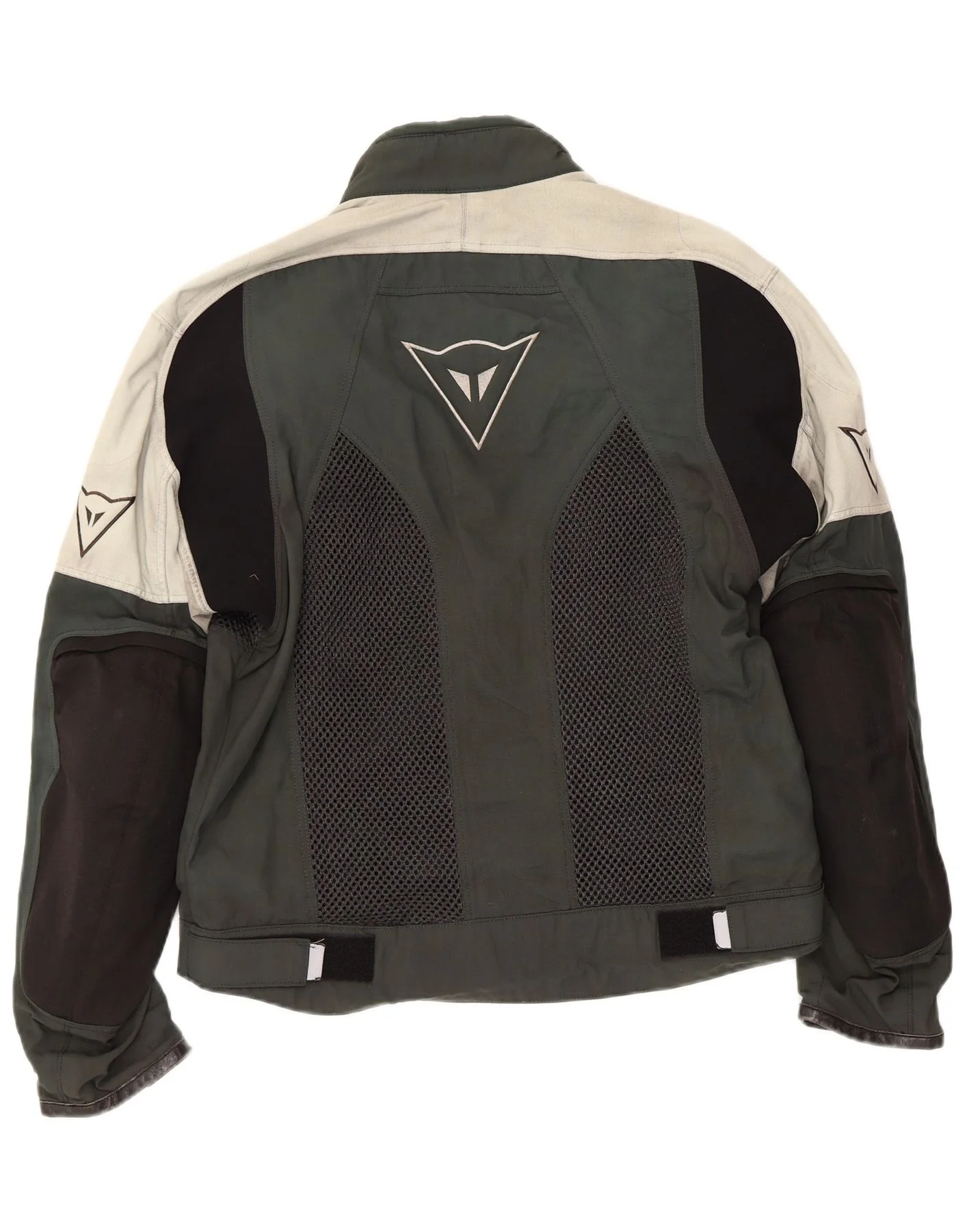 Dainese Womens Graphic Racer Jacket EU 52 Medium Grey Colourblock Nylon - Image 2
