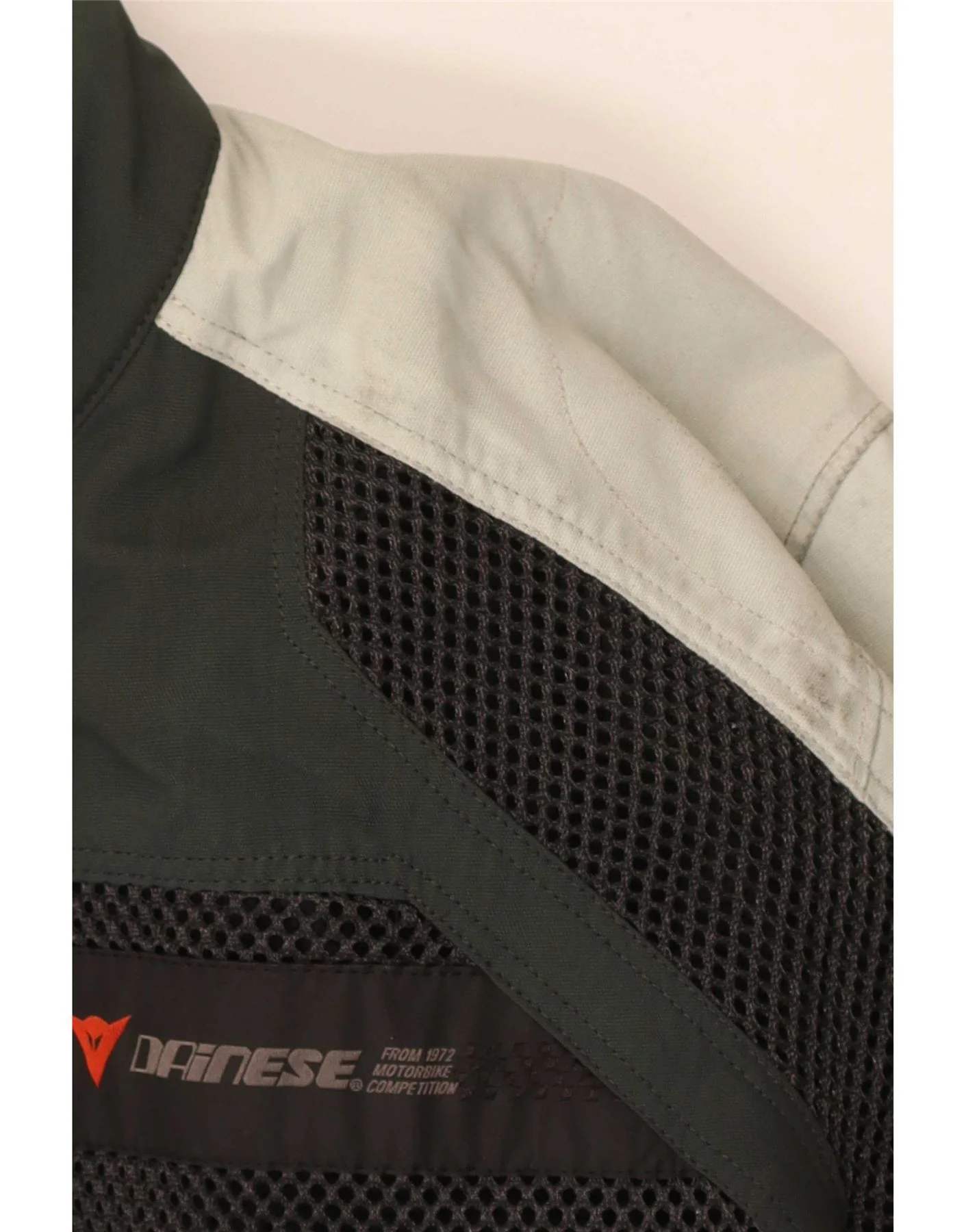 Dainese Womens Graphic Racer Jacket EU 52 Medium Grey Colourblock Nylon - Image 3