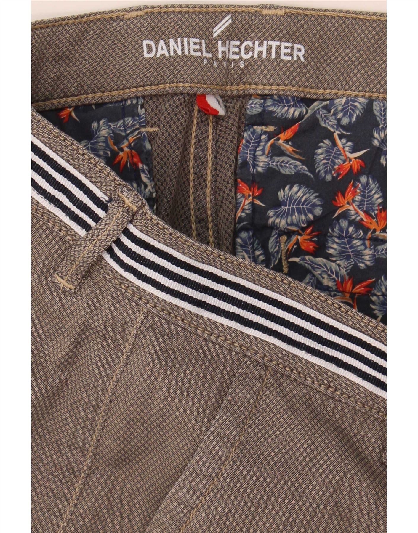 Daniel Hechter Mens Chino Shorts W35 Large Grey Cotton - Image 4