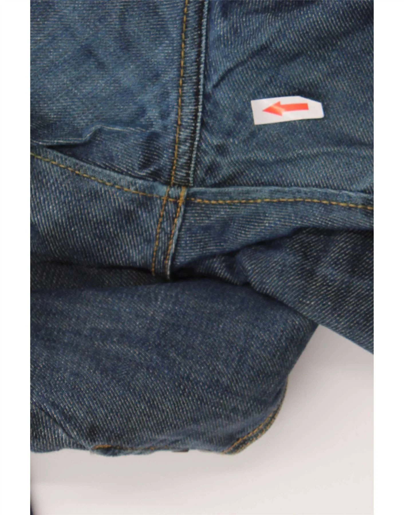 Datch Mens Straight Jeans W38 L33 Blue Cotton - Image 3