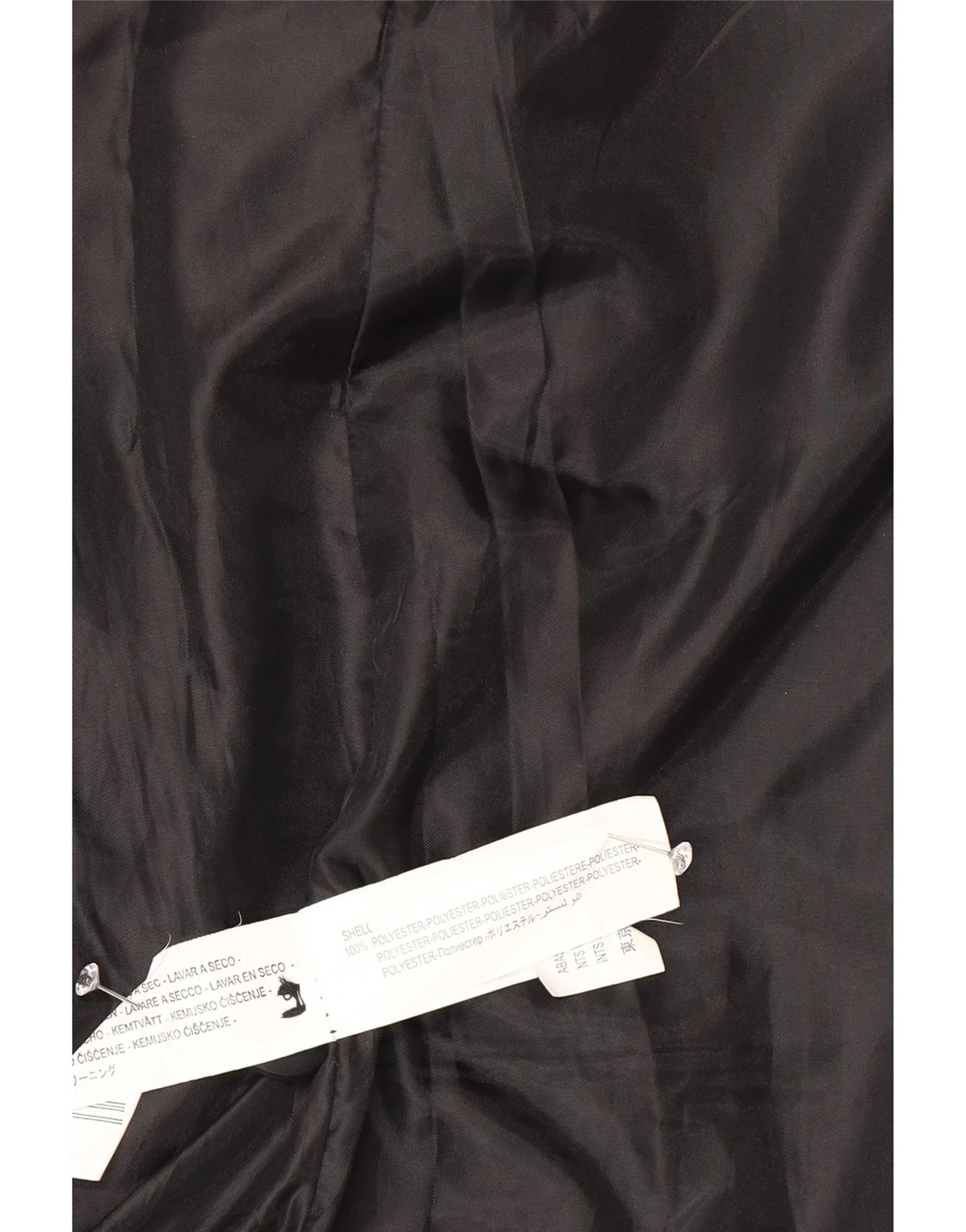 Desigual Womens Regular Fit Overcoat EU 42 Large Black Floral Modern - Image 5