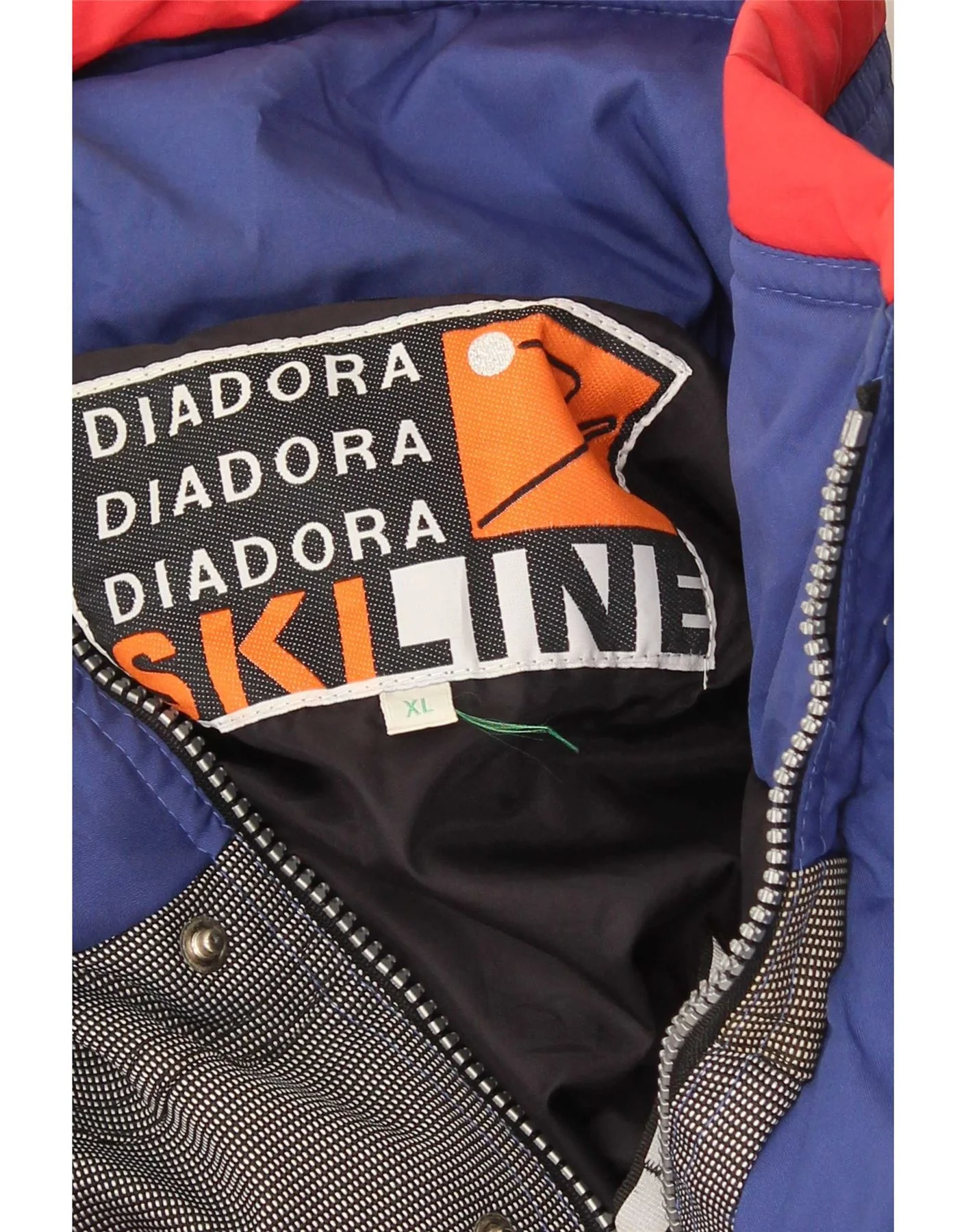 Diadora Mens Graphic Ski Jumpsuit XL Blue Colourblock - Image 4