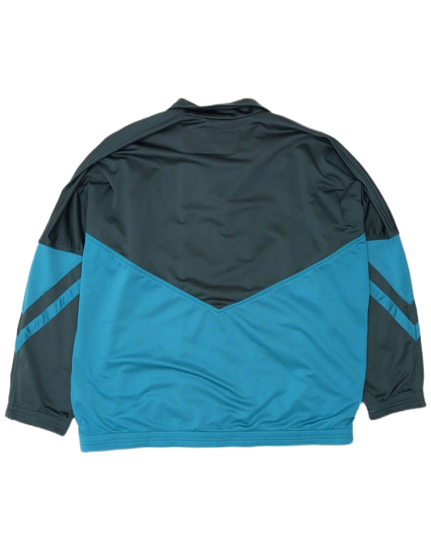 Diadora Mens Graphic Tracksuit Top Jacket UK 42 Large Blue Colourblock - Image 2