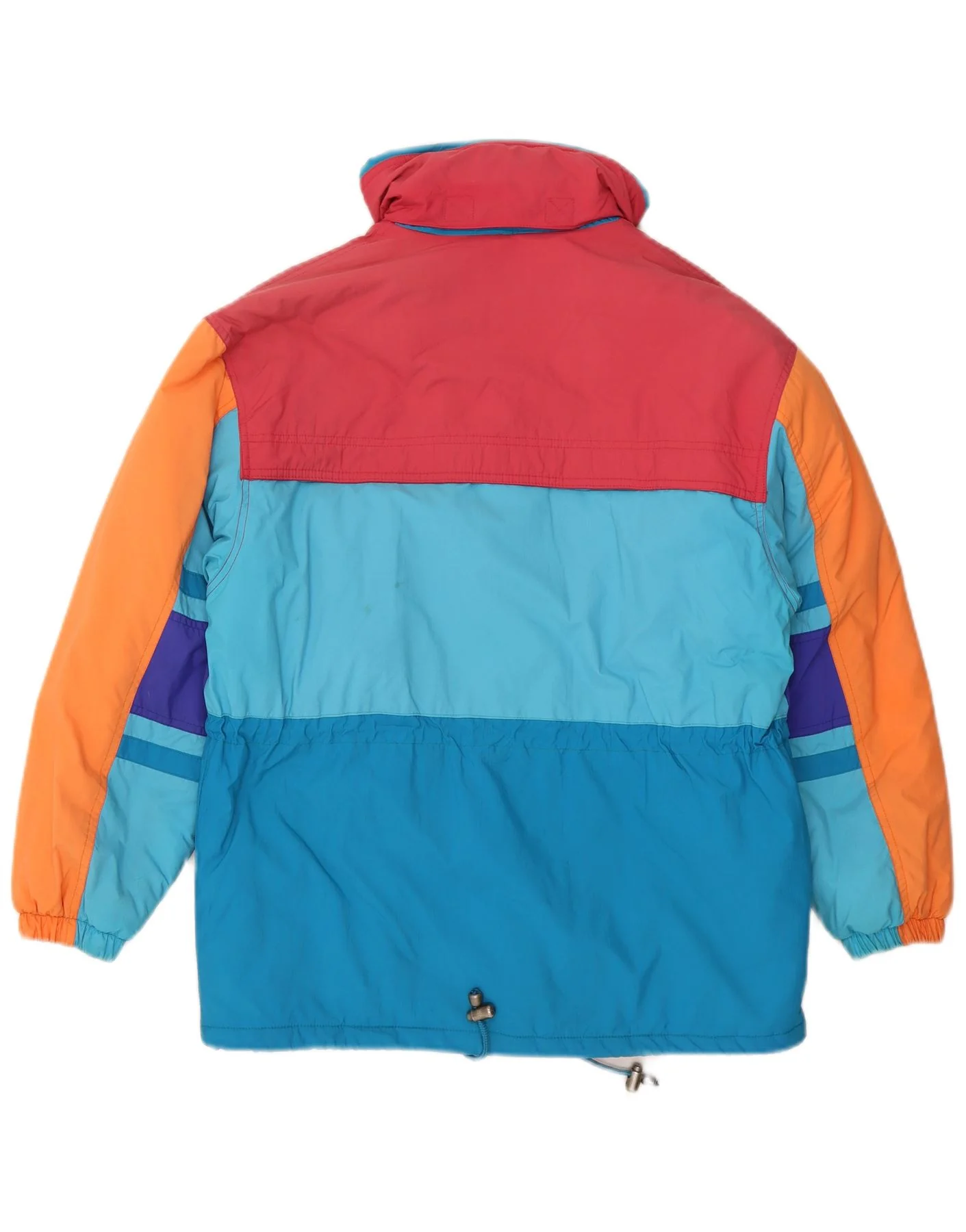 Diadora Mens Hooded Ski Jacket UK 42 XL Multicoloured Colourblock Polyamide - Image 2