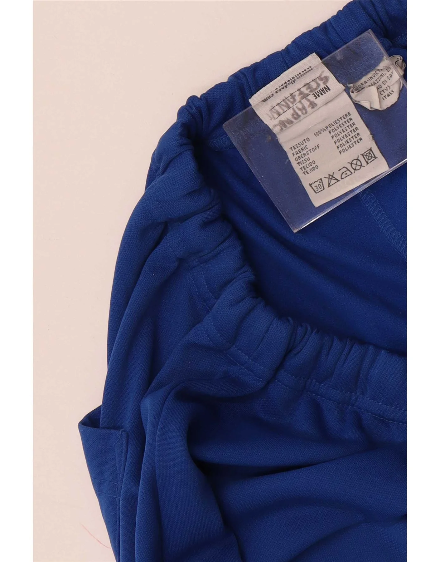 Diadora Mens Tracksuit Trousers Joggers Large Blue Polyester - Image 4