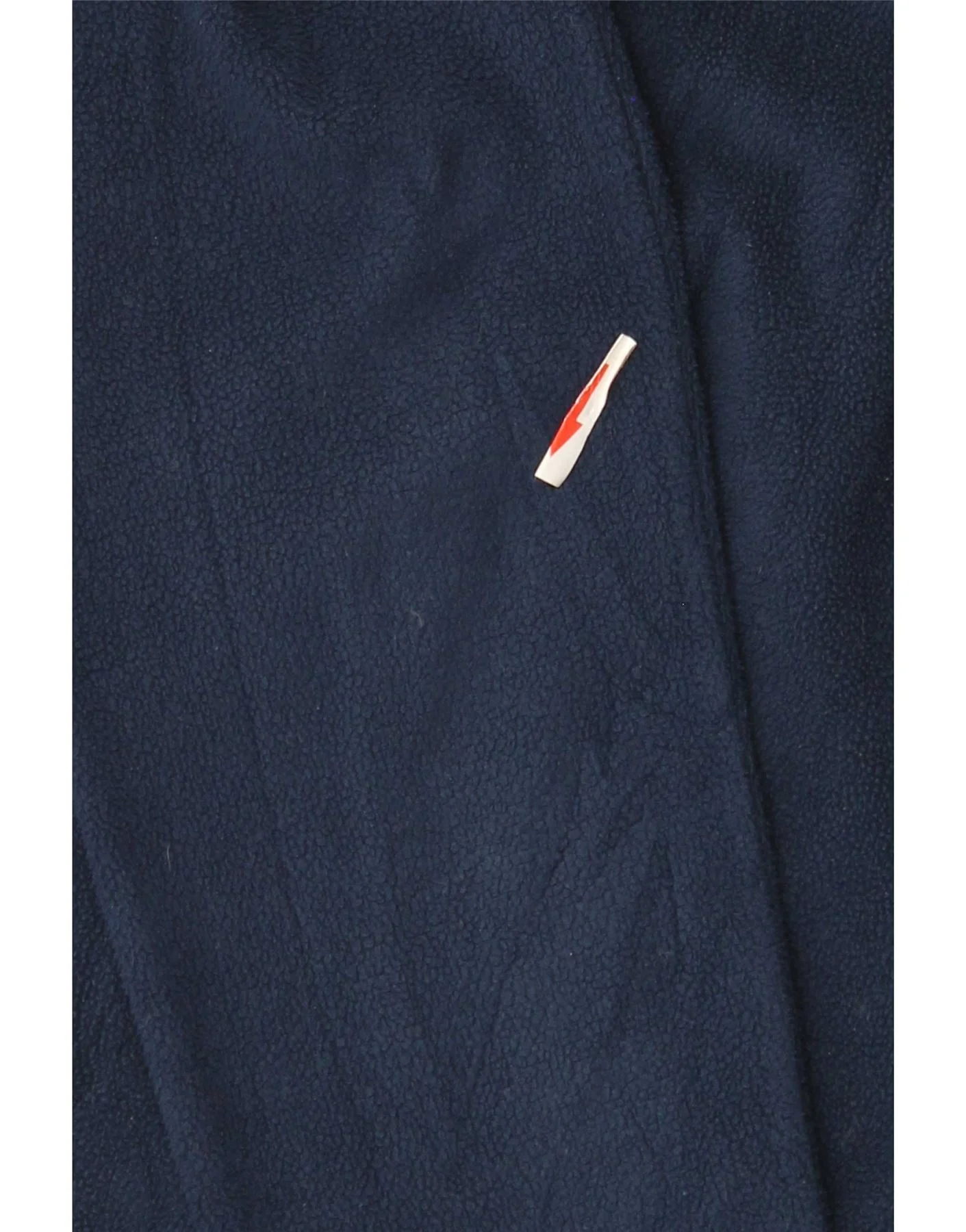 Diadora Womens Zip Neck Fleece Jumper UK 14 Large Navy Blue - Image 3
