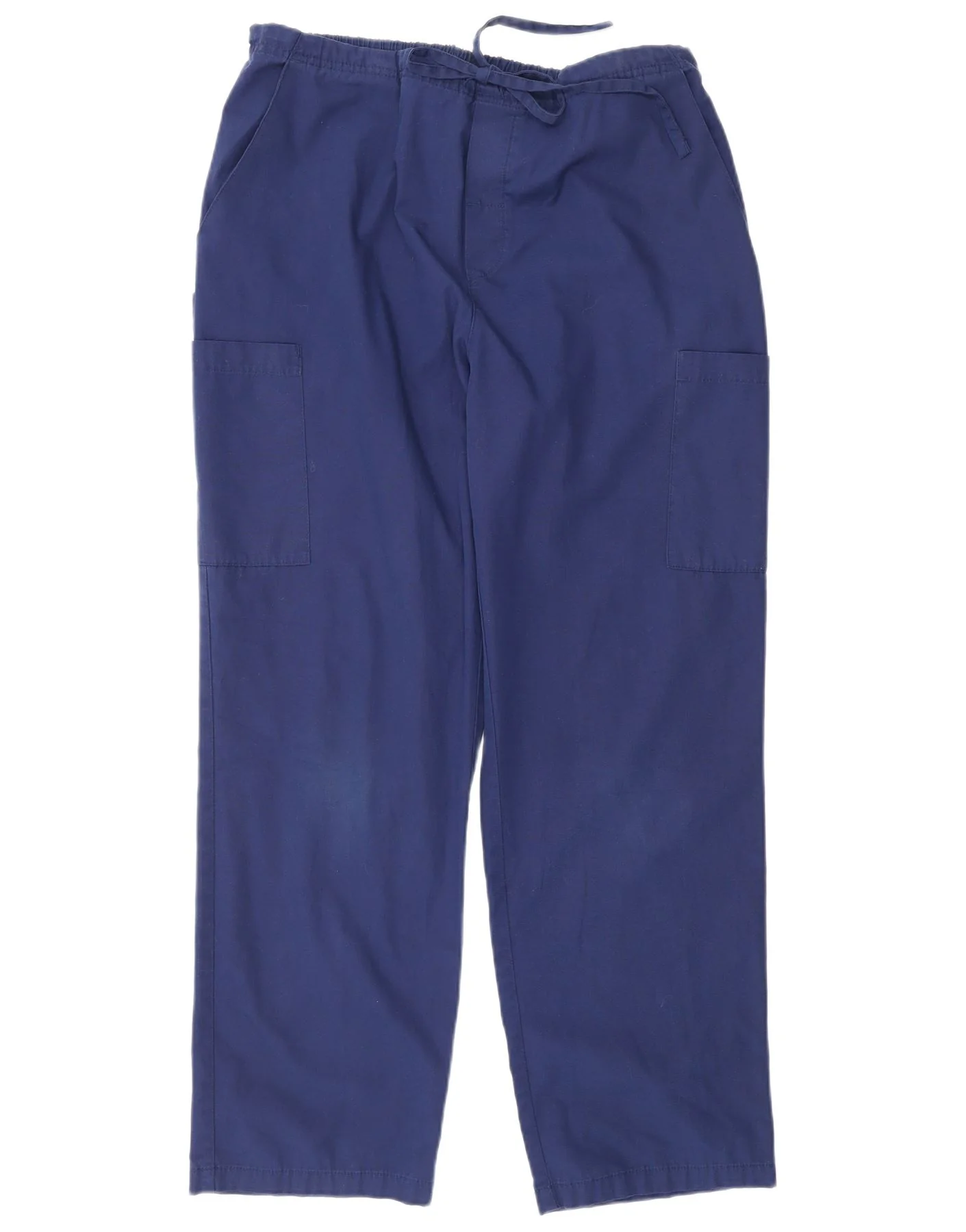 Dickies Mens Regular Cargo Trousers Large W34 L30 Navy Blue Polyester