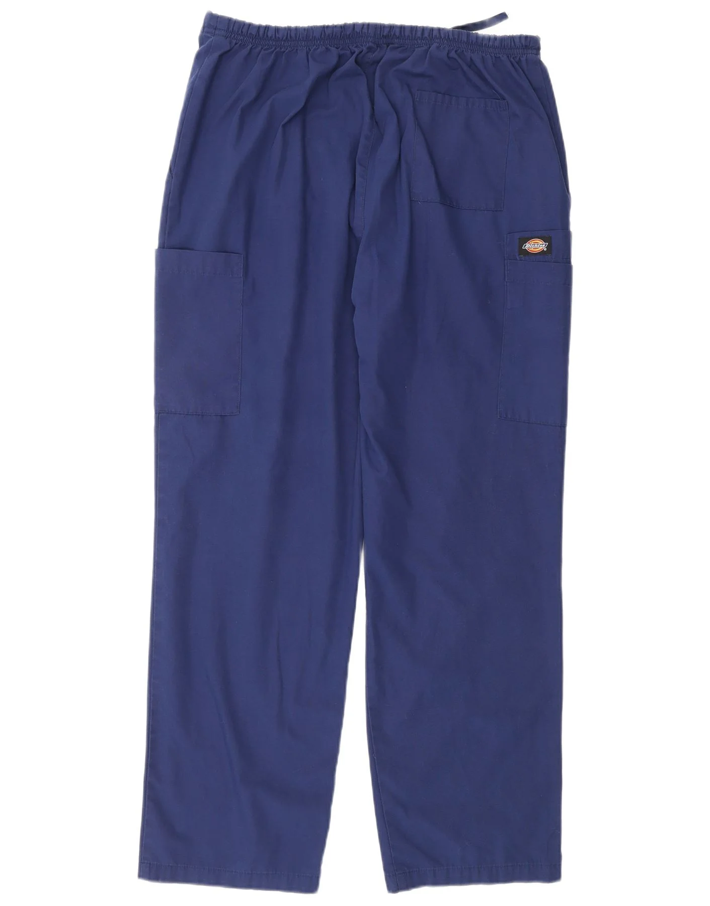 Dickies Mens Regular Cargo Trousers Large W34 L30 Navy Blue Polyester - Image 2