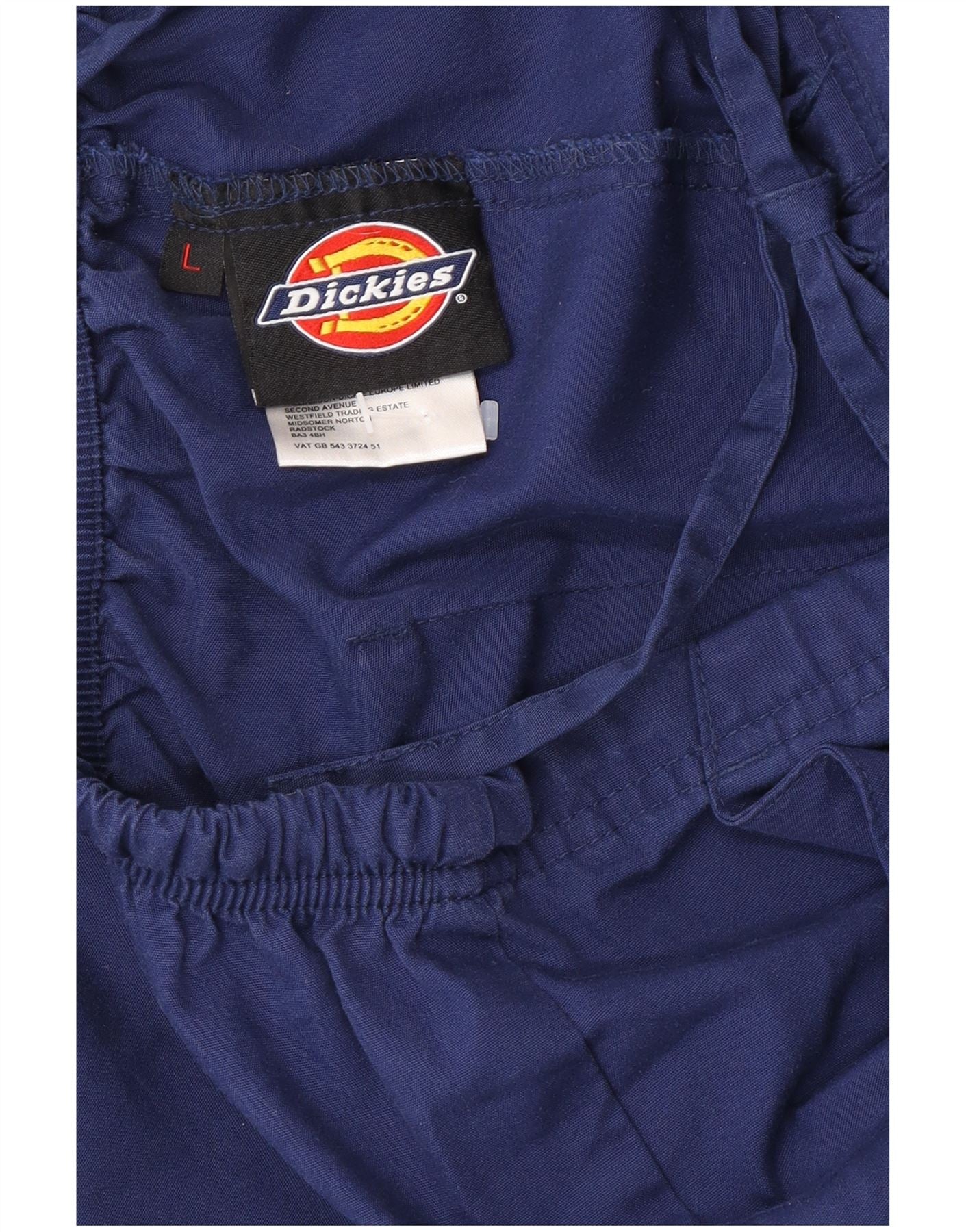 Dickies Mens Regular Cargo Trousers Large W34 L30 Navy Blue Polyester - Image 4
