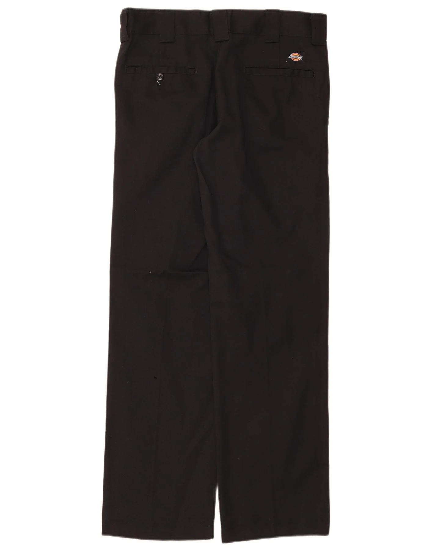 Dickies Mens Slim Straight Chino Trousers W30 L32 Black Polyester - Image 2