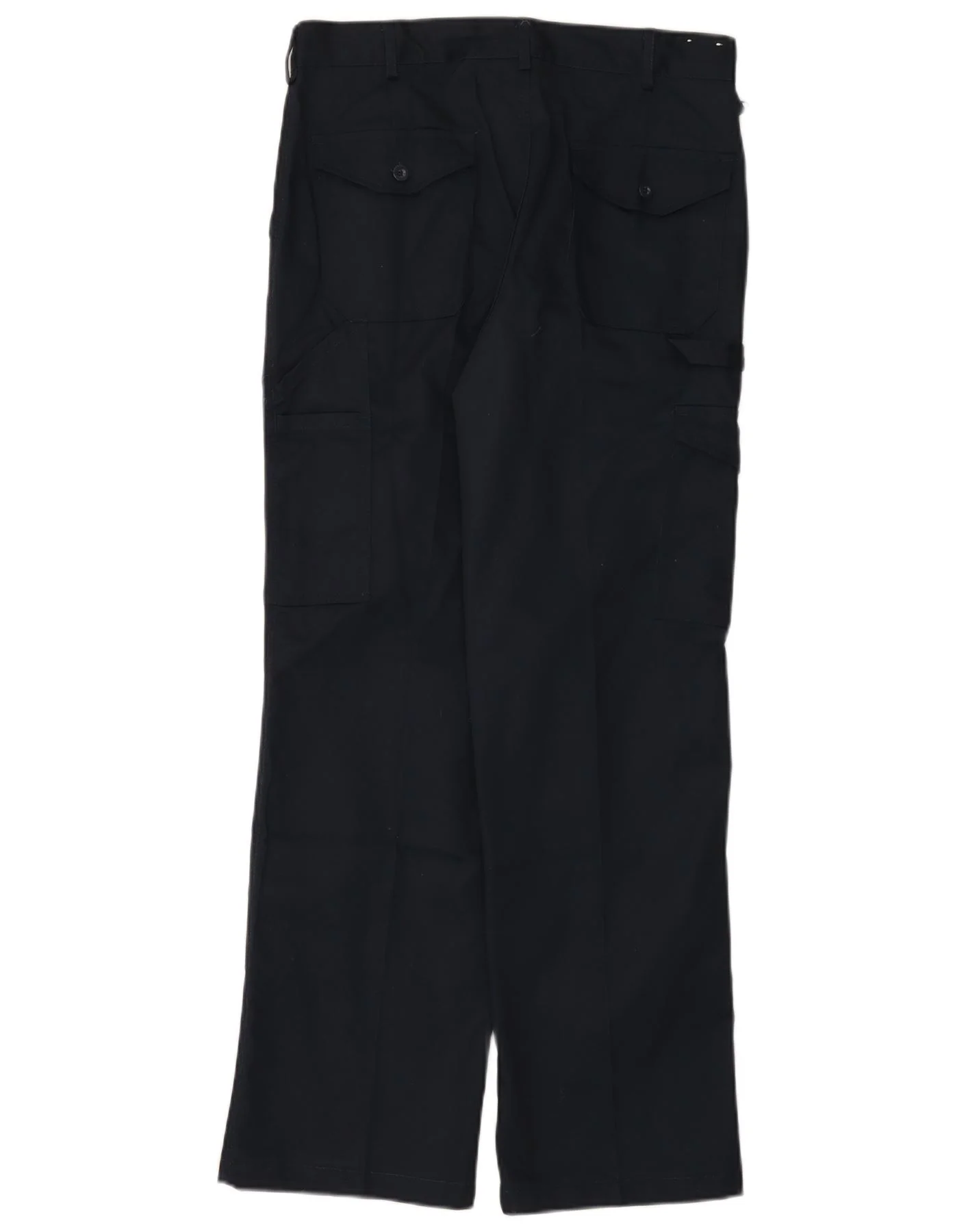 Dickies Mens Straight Cargo Trousers W32 L30 Navy Blue Polyester - Image 2