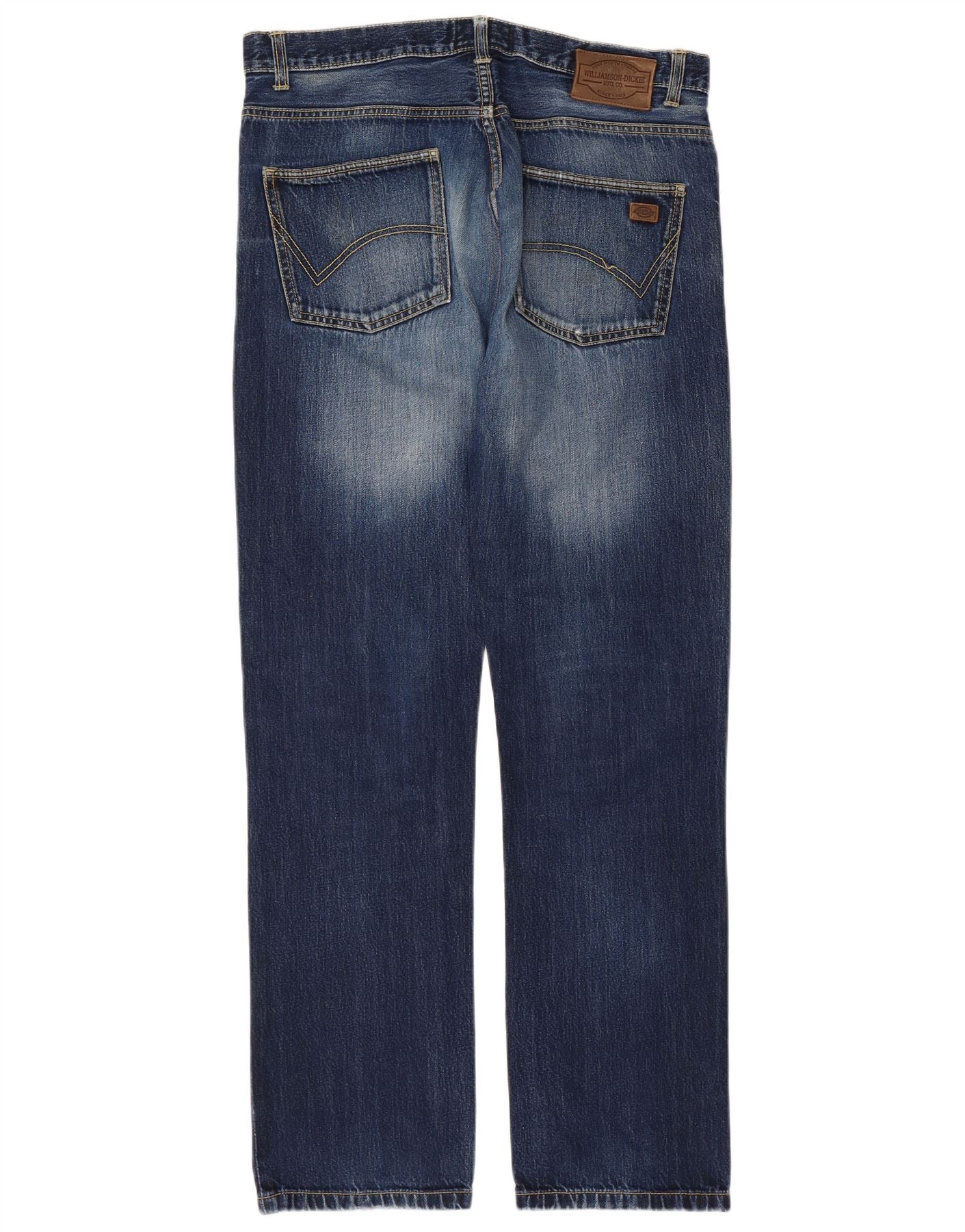 Dickies Mens Straight Jeans W33 L34 Blue Cotton - Image 2