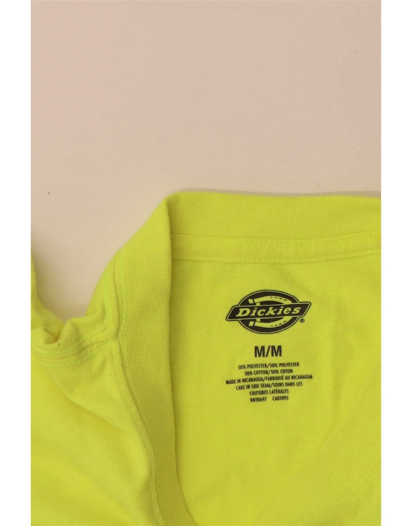 Dickies Mens Top Long Sleeve Medium Green Polyester - Image 4
