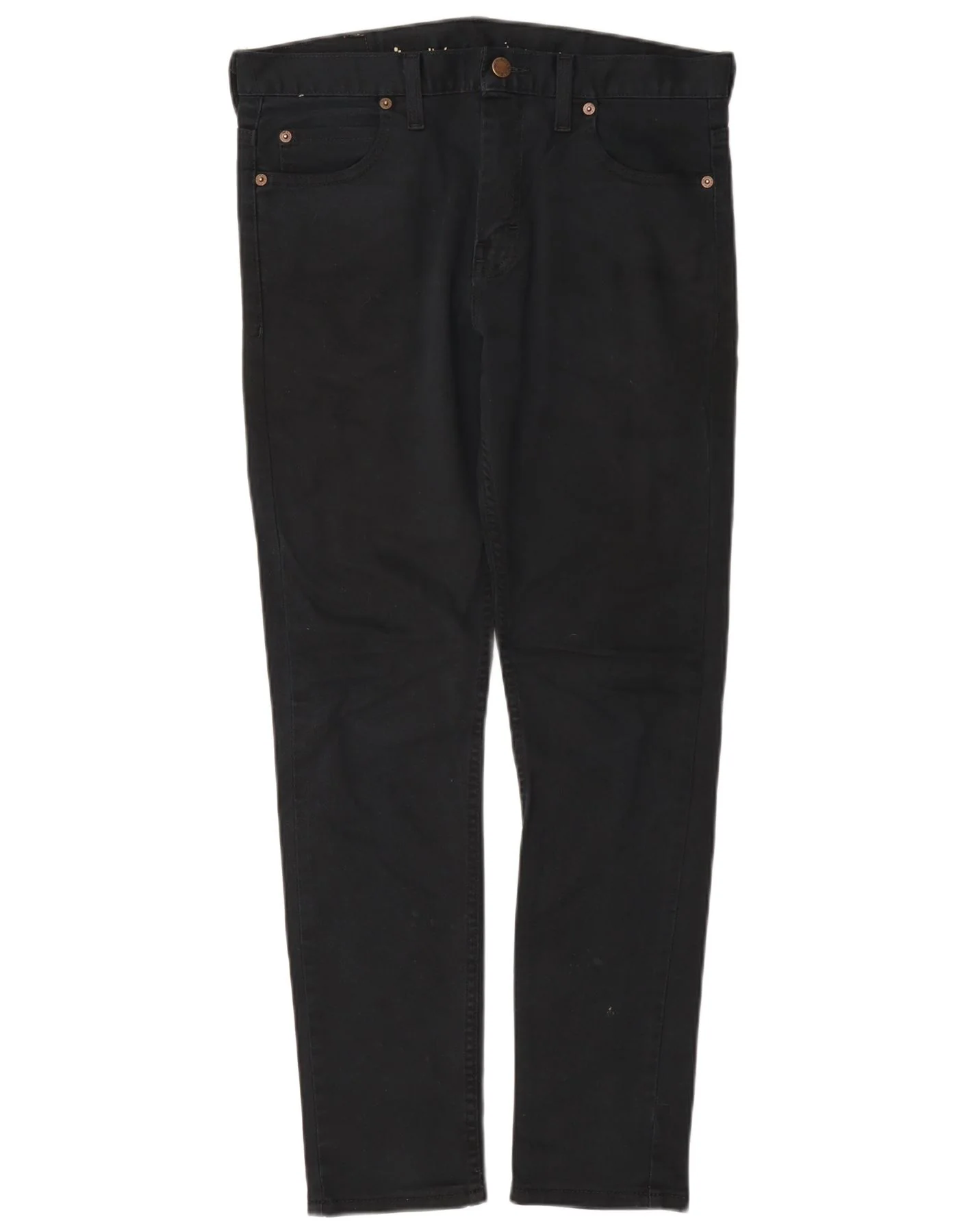 Dickies Womens Slim Casual Trousers W32 L28 Navy Blue