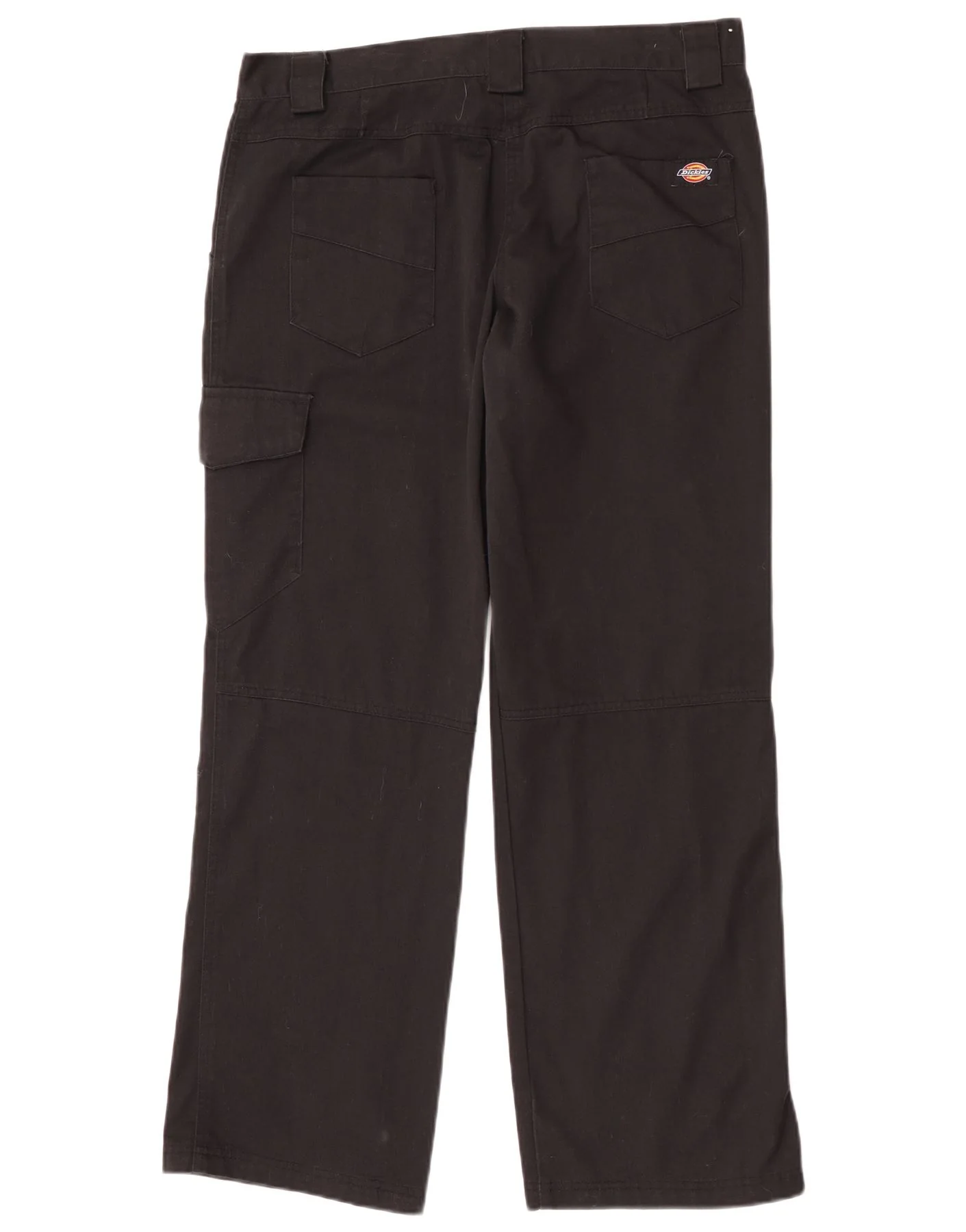 Dickies Womens Straight Cargo Trousers UK 14 Large W32 L30 Black Polyester - Image 2