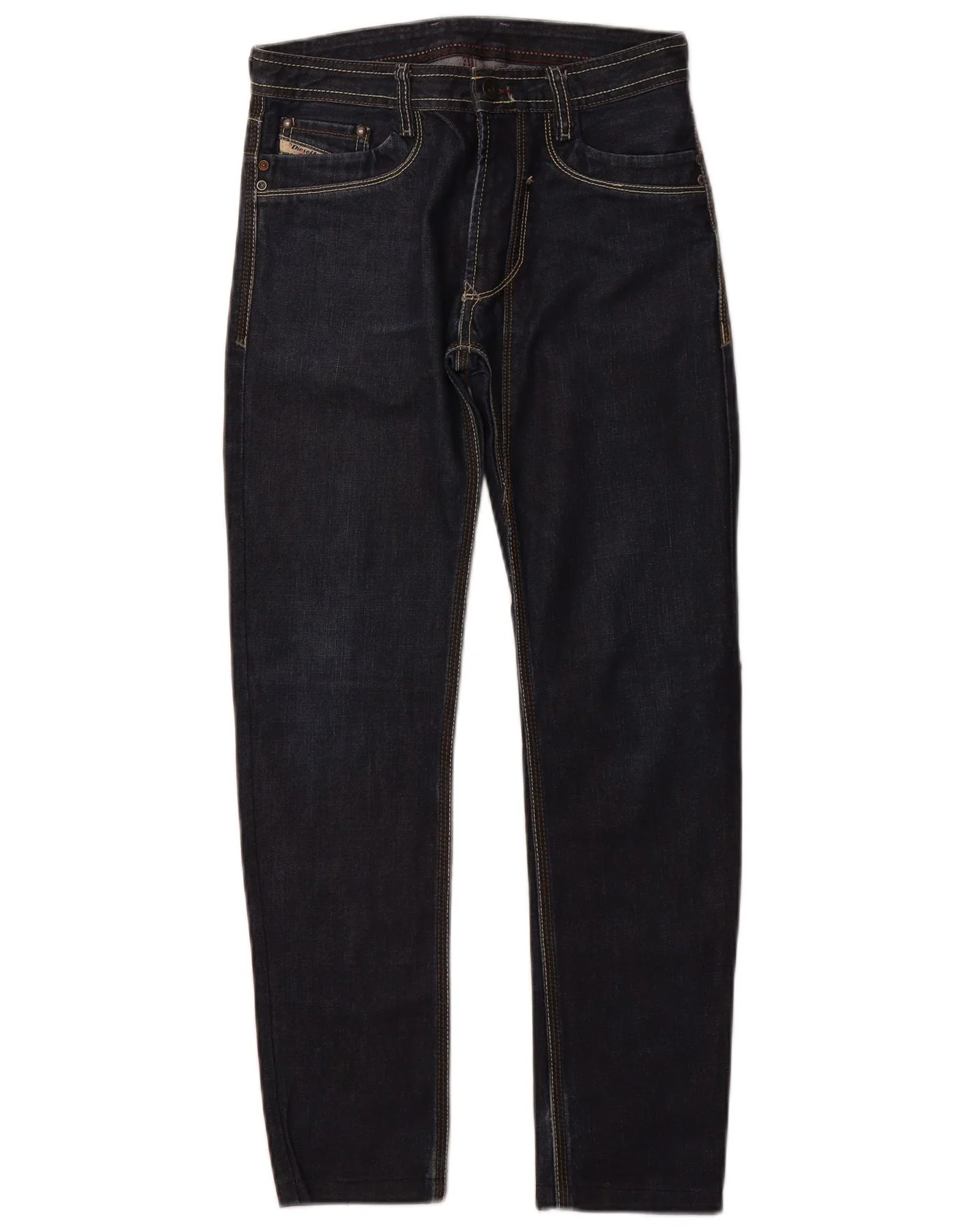 DIESEL Boys Straight Jeans 11-12 Years W28 L27 Navy Blue Cotton