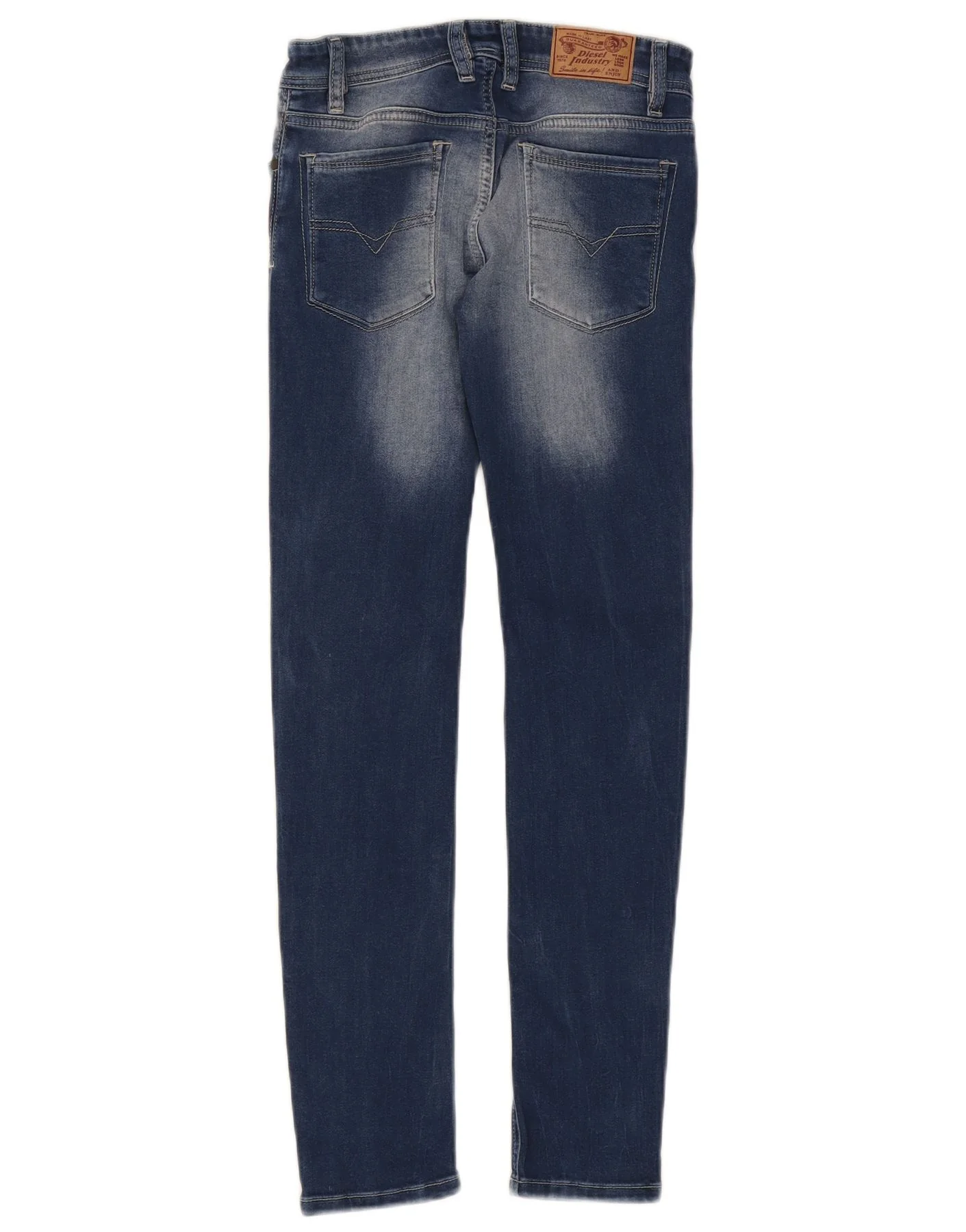 Diesel Girls Sleenker-j Slim Skinny Jeans 11-12 Years W26 L28 Blue Cotton - Image 2