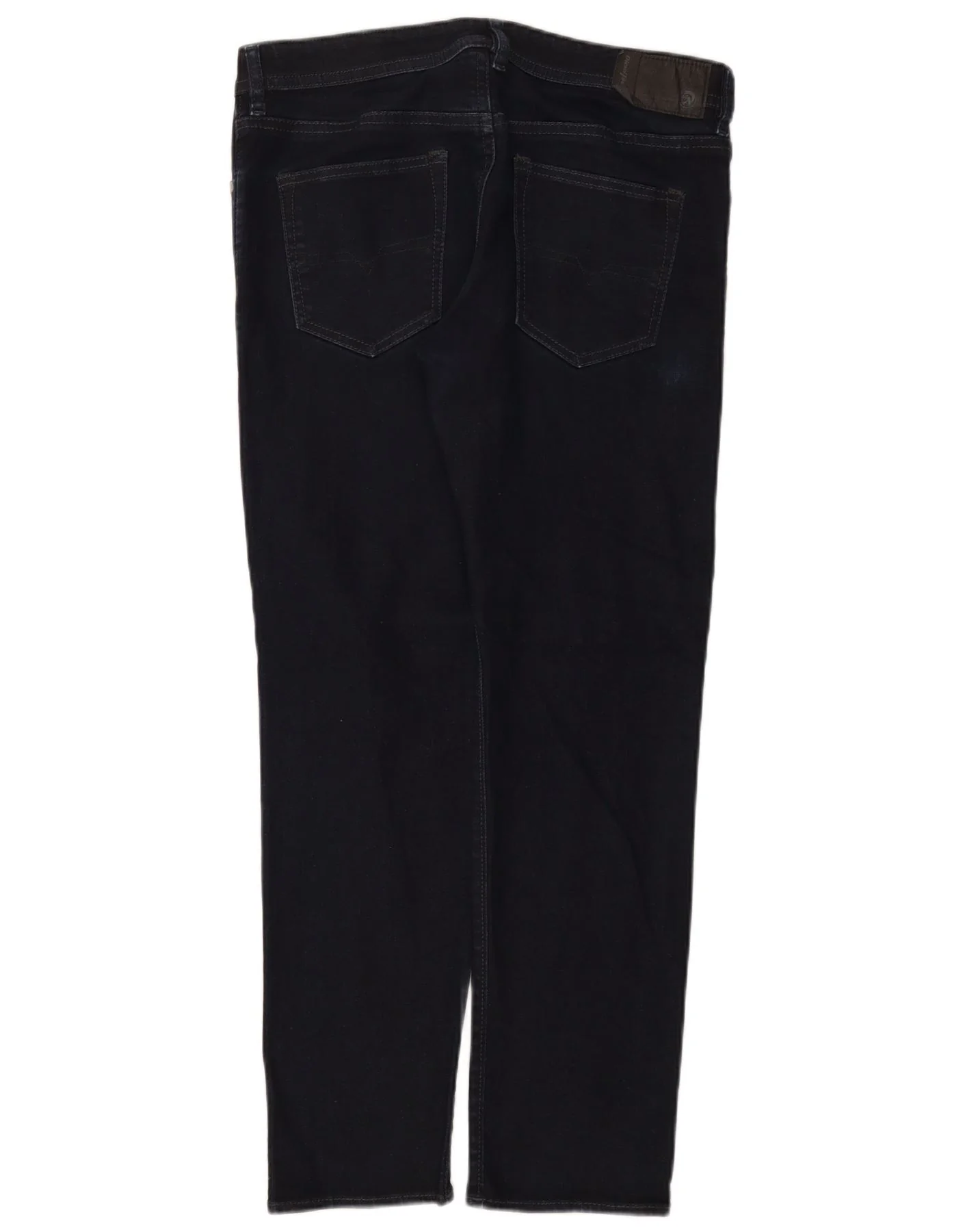 Diesel Mens Buster Regular Slim Tapered Jeans W34 L30 Navy Blue Cotton - Image 2