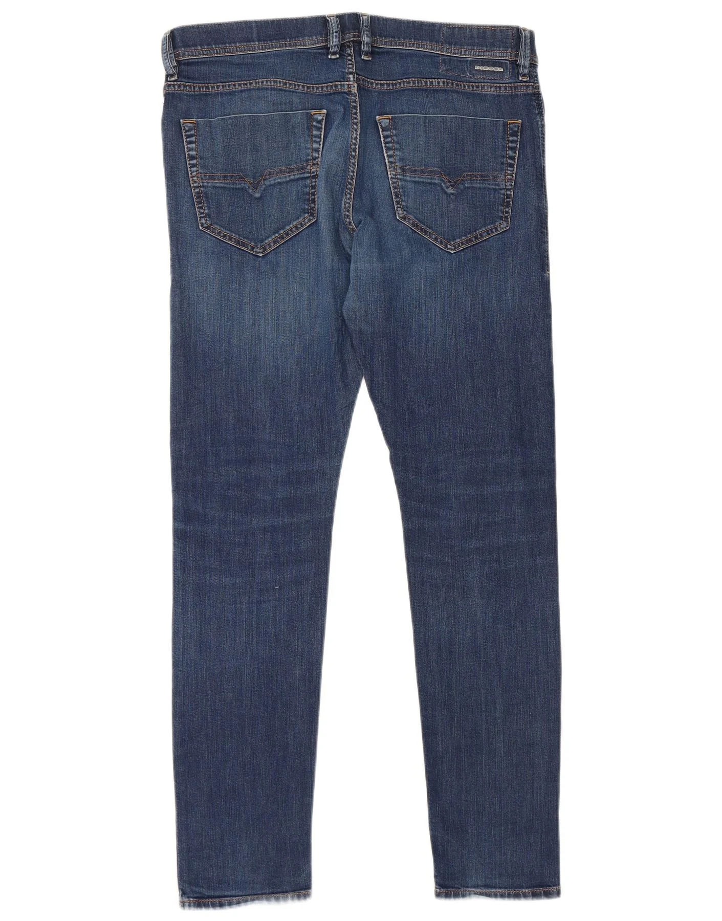 Diesel Mens Slim Jeans W34 L31 Navy Blue Cotton - Image 2