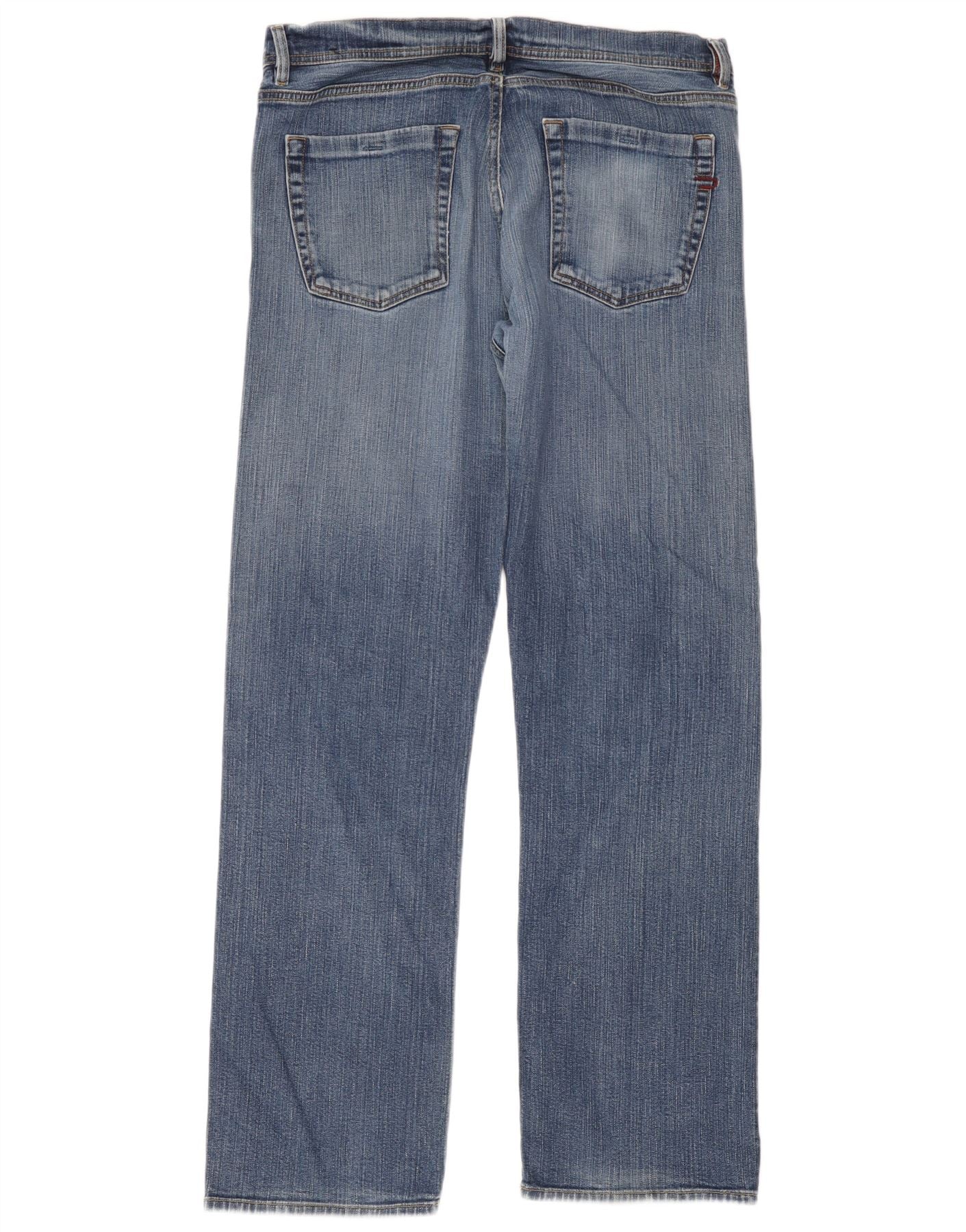 Diesel Mens Straight Jeans W36 L32 Blue Cotton - Image 2