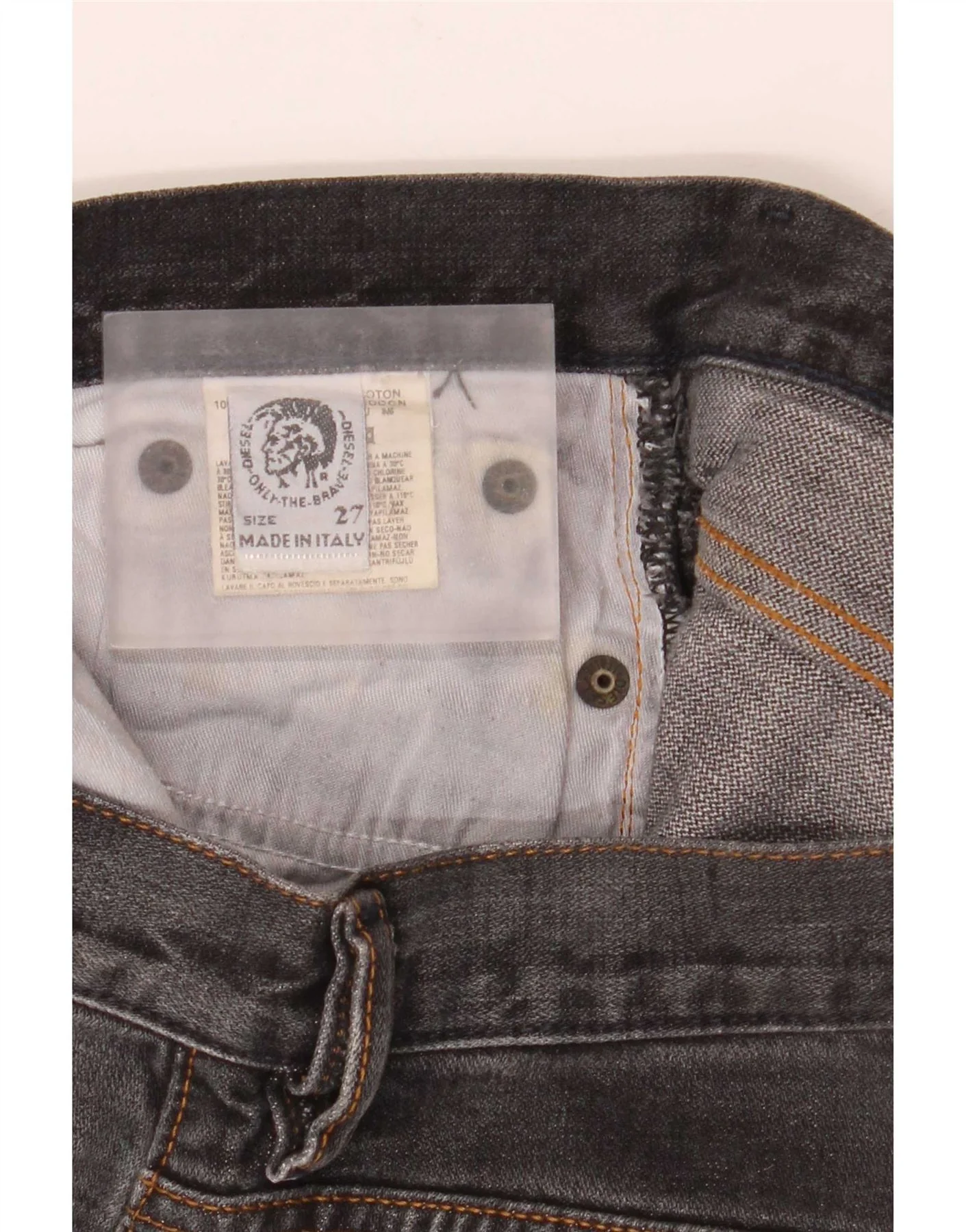 Diesel Womens Flared Jeans W27 L32 Black Cotton - Image 5