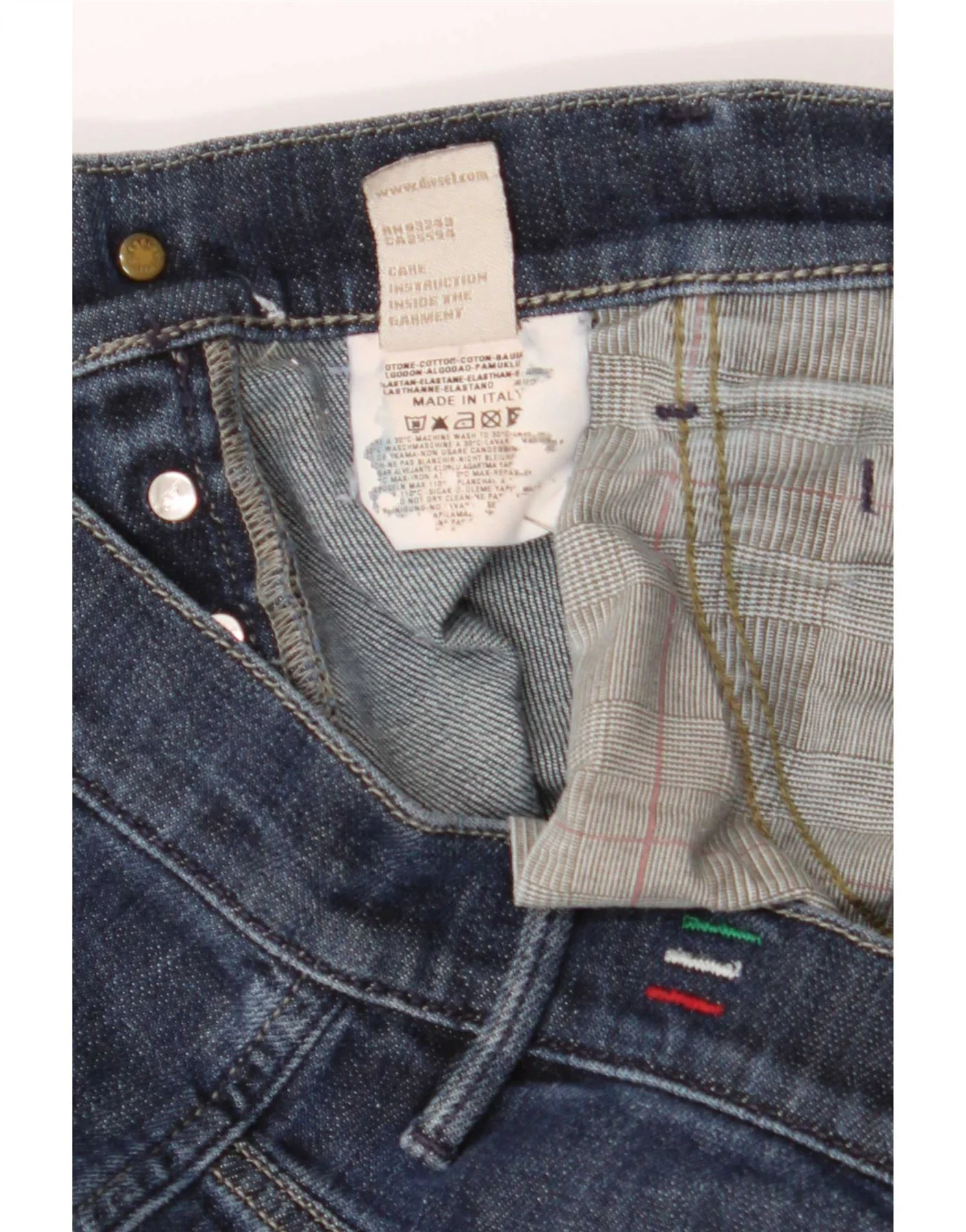 Diesel Womens Joyze Slim Jeans W27 L28 Blue Cotton - Image 4