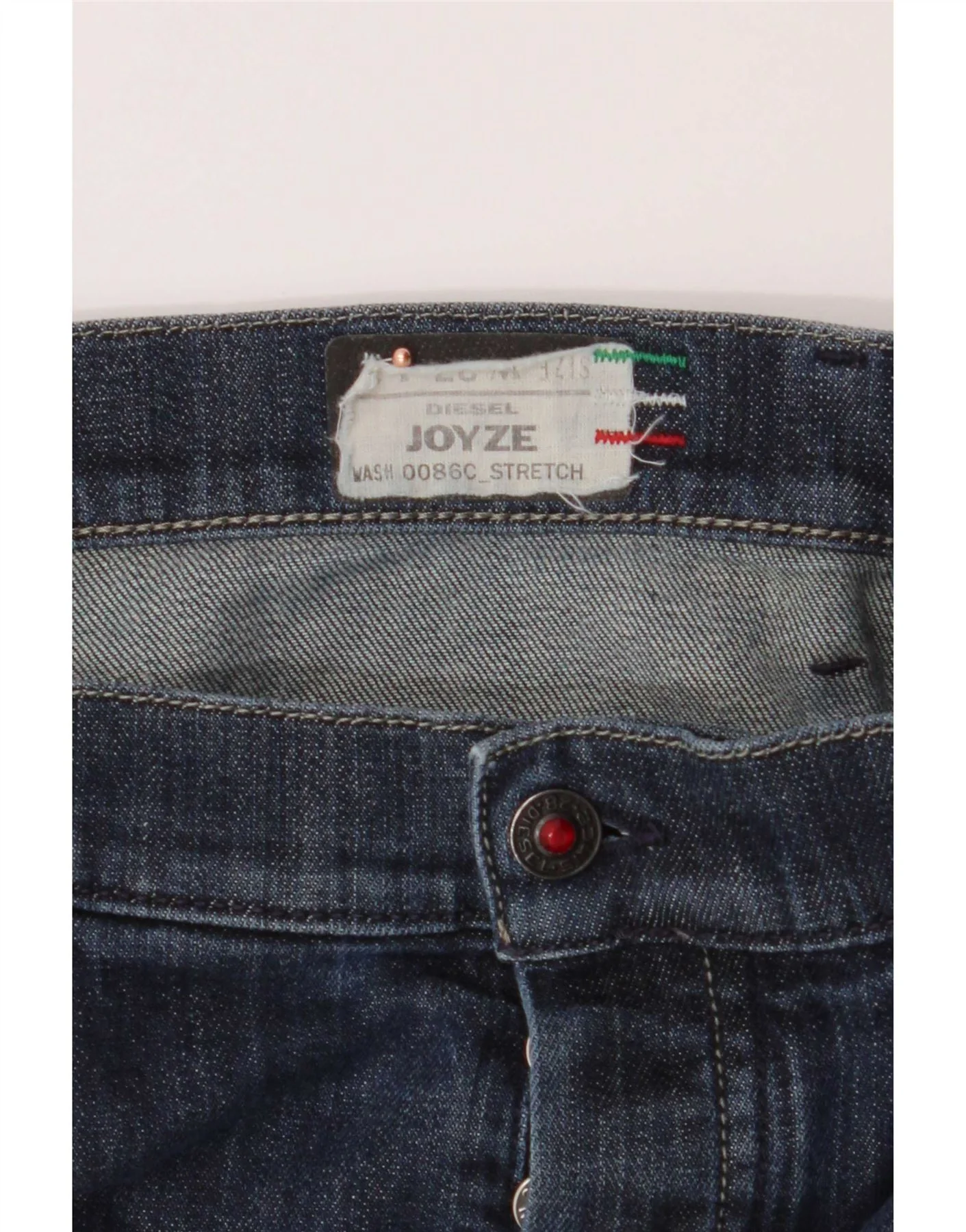Diesel Womens Joyze Slim Jeans W27 L28 Blue Cotton - Image 5