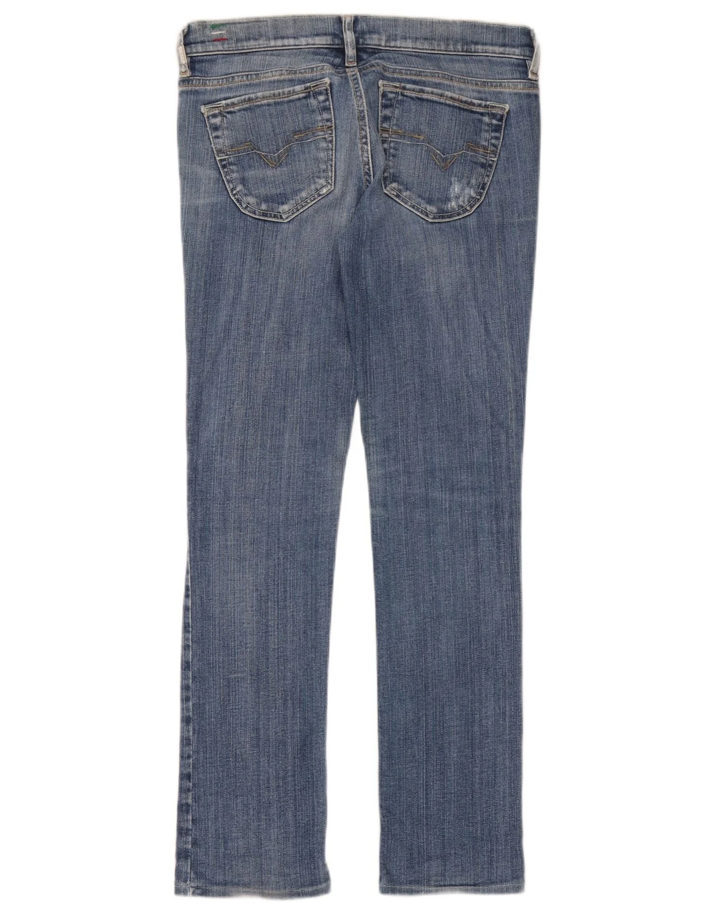 Diesel Womens Liv Slim Jeans W29 L30 Blue Cotton - Image 2