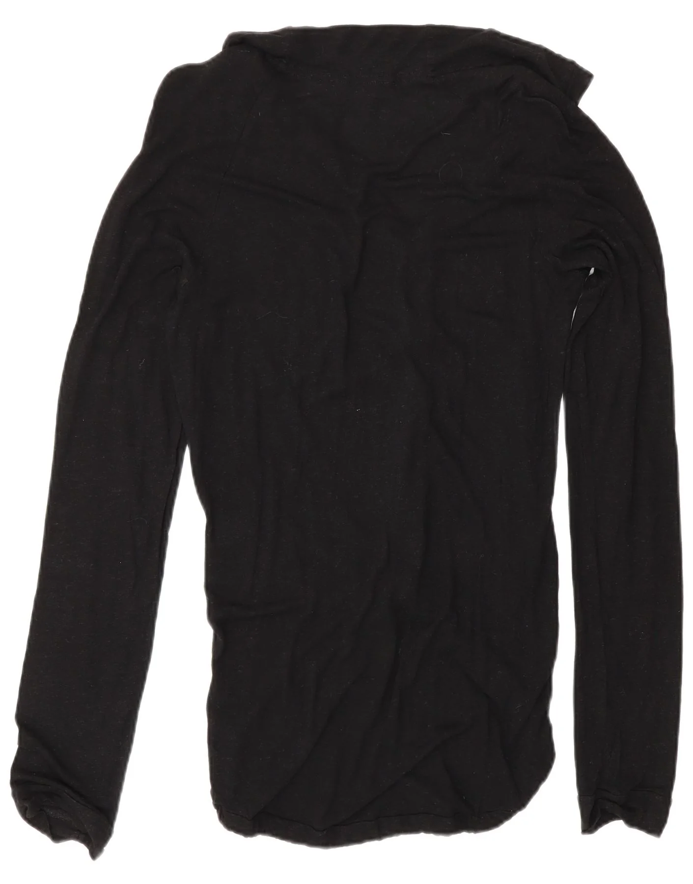 Diesel Womens Longline Cardigan Sweater UK 12 Medium Black Rayon - Image 2